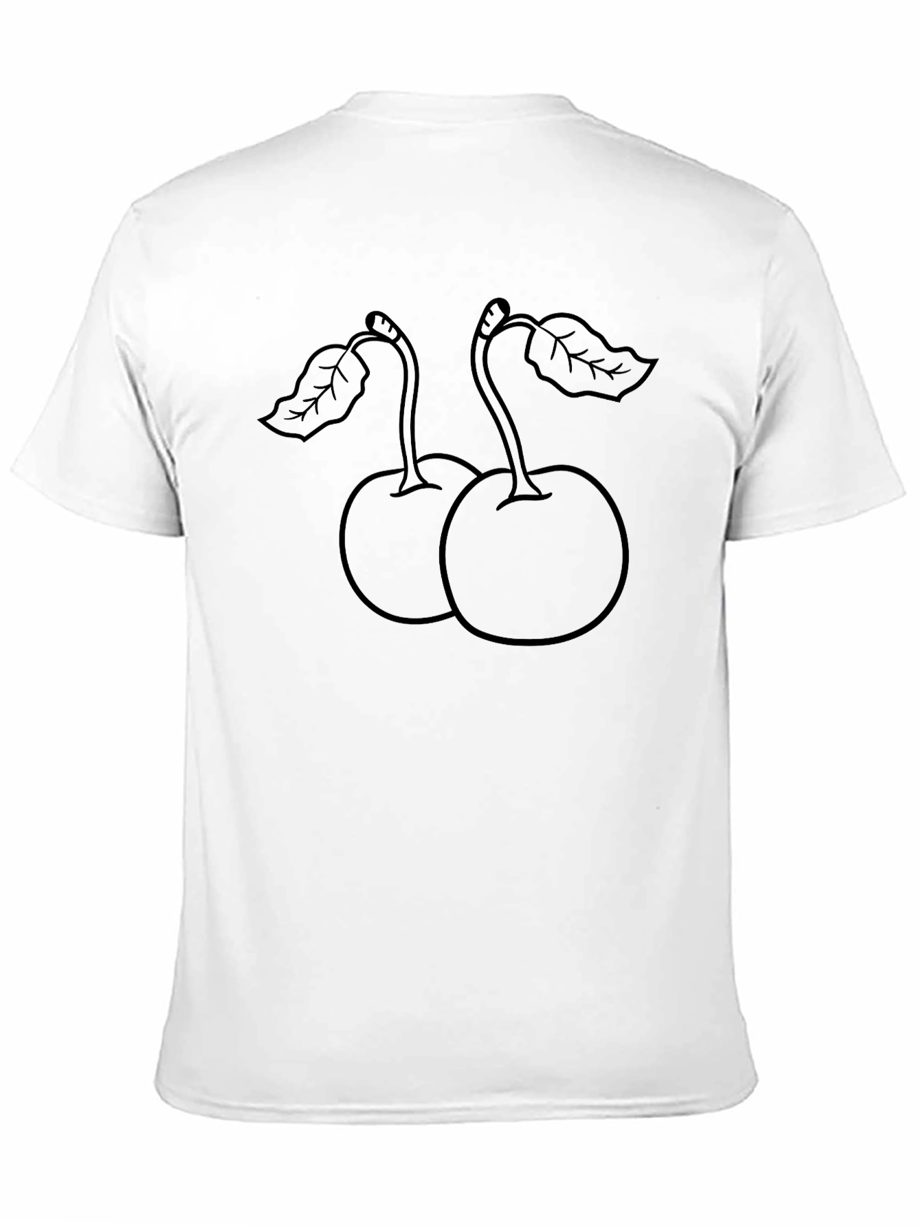 Cherry Graphic Tee - Classic Black Casual Wear