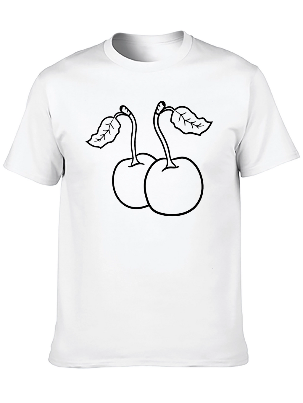 Cherry Graphic Tee - Classic Black Casual Wear