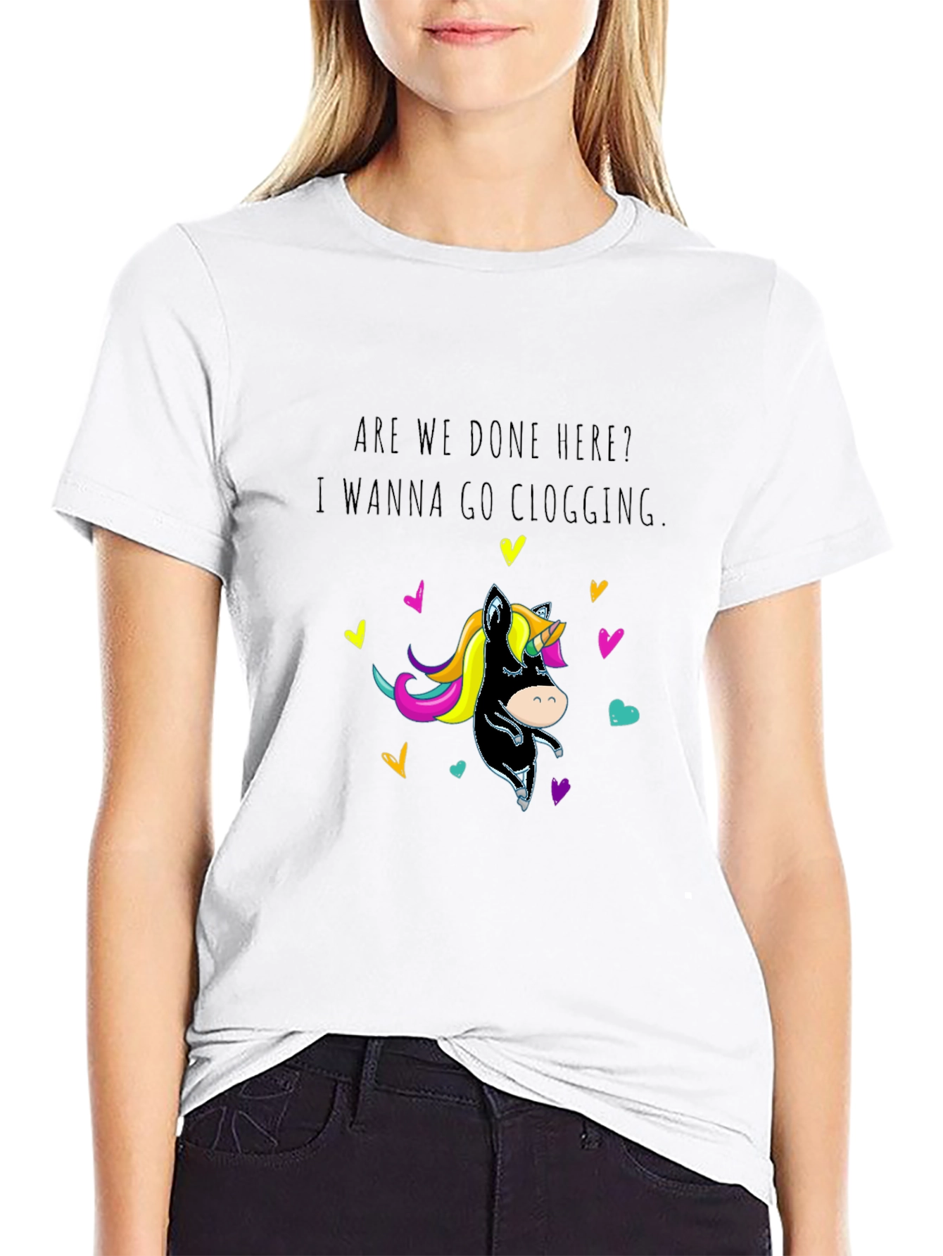 Clogging Unicorn T-Shirt Funny Dance Shirt