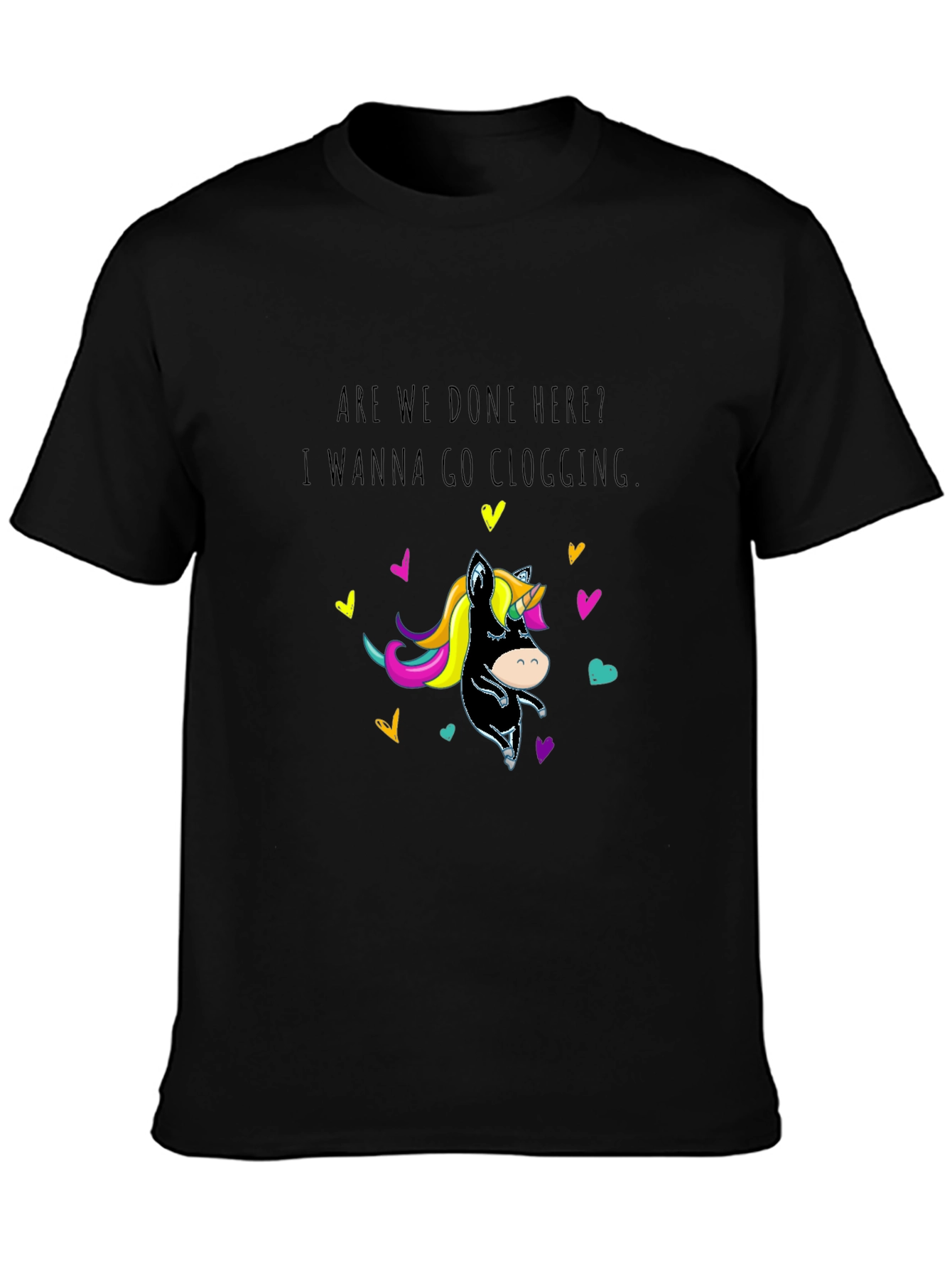 Clogging Unicorn T-Shirt Funny Dance Shirt