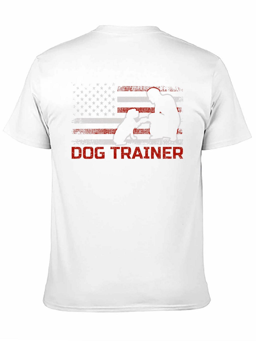 Dog Trainer American Flag T-Shirt