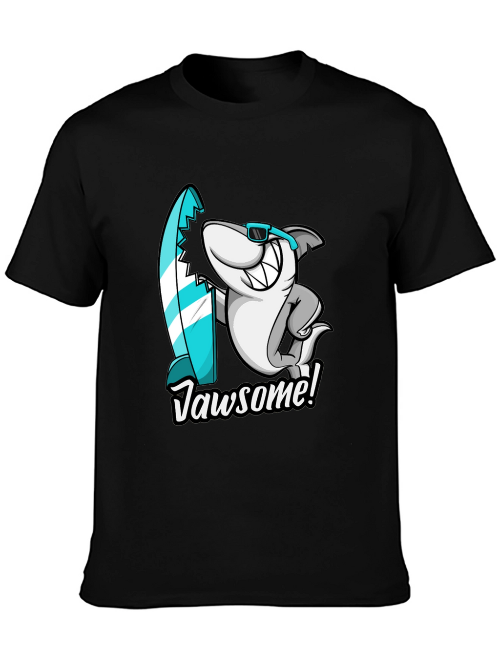 Jawsome Shark Graphic Tee - Cool Surf Style