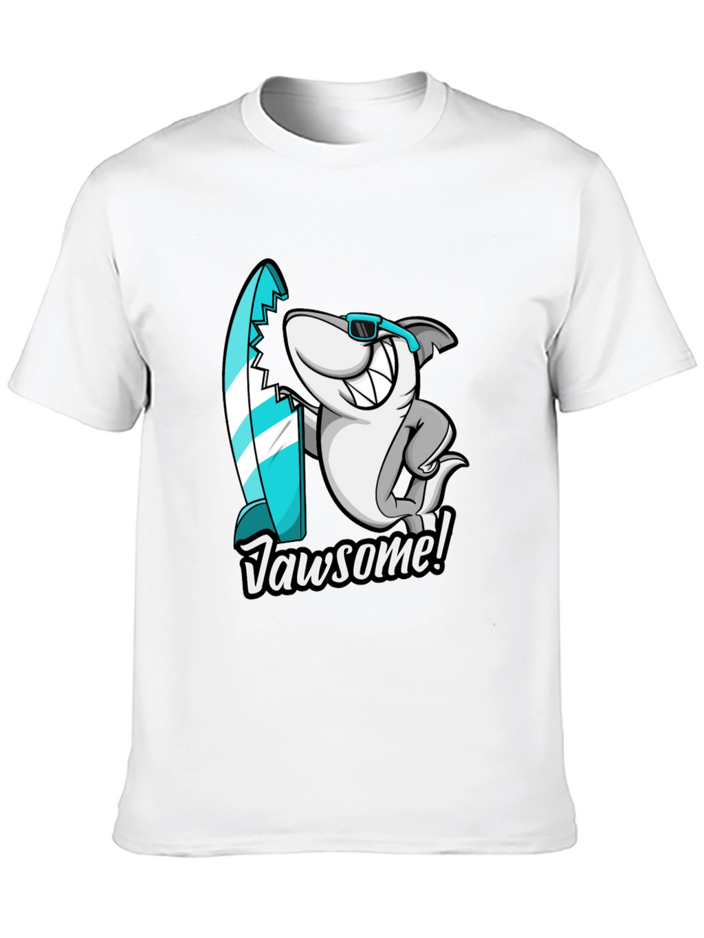 Jawsome Shark Graphic Tee - Cool Surf Style