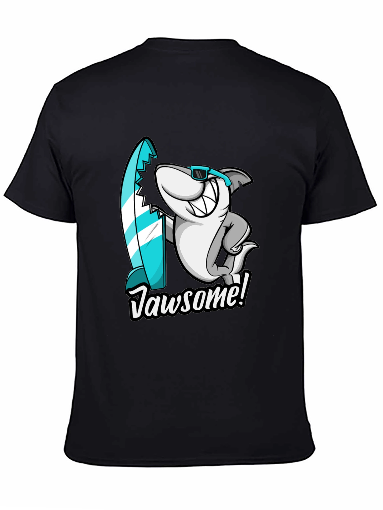 Jawsome Shark Graphic Tee - Cool Surf Style