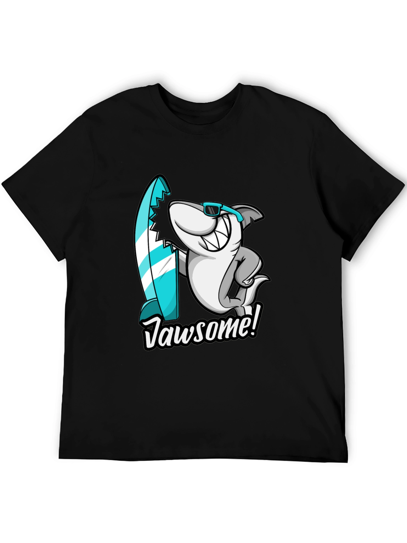 Jawsome Shark Graphic Tee - Cool Surf Style