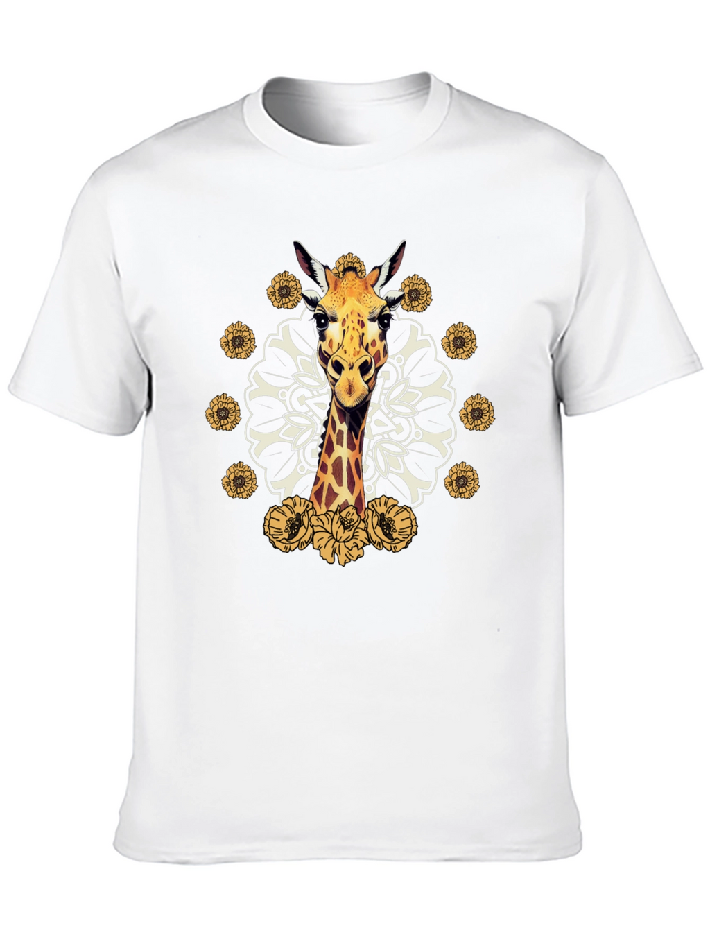Giraffe Mandala Graphic Tee