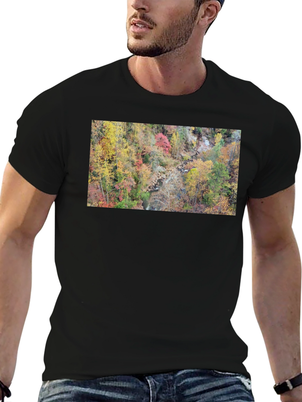 Autumn Forest Stream T-Shirt