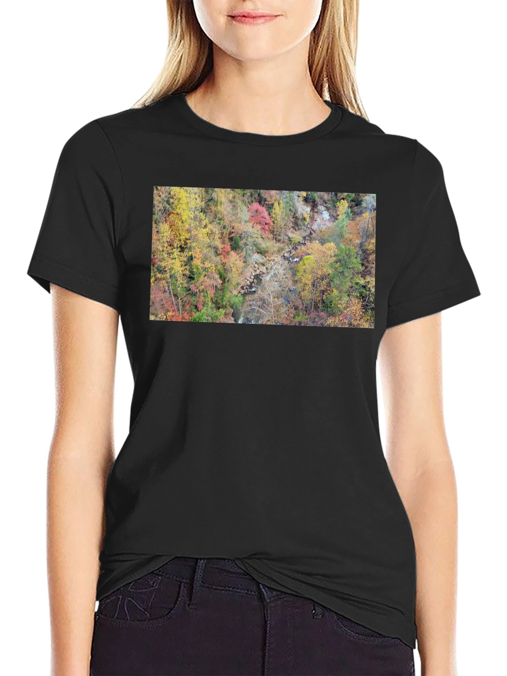 Autumn Forest Stream T-Shirt