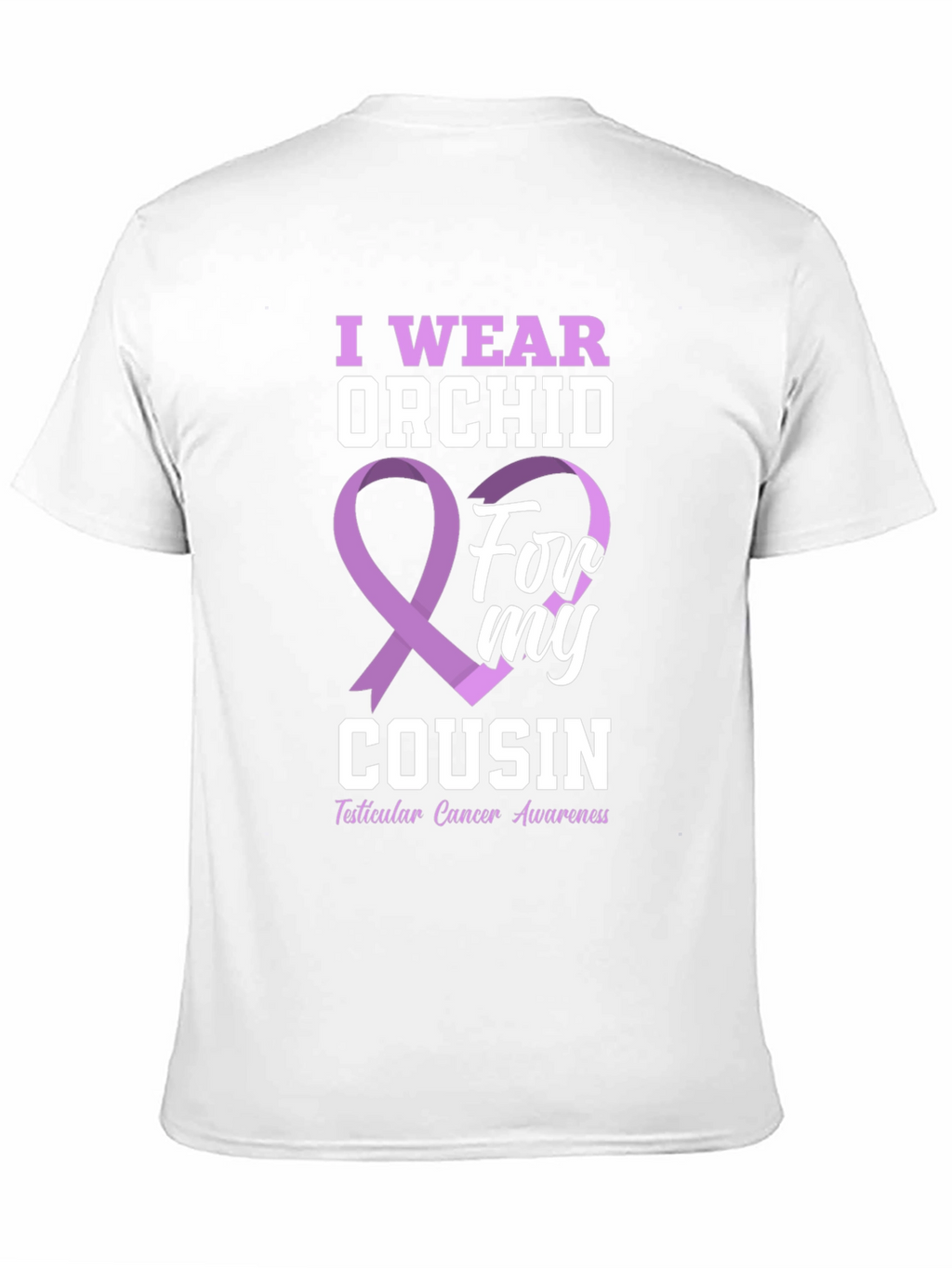 I Wear Orchid For My Cousin T-Shirt