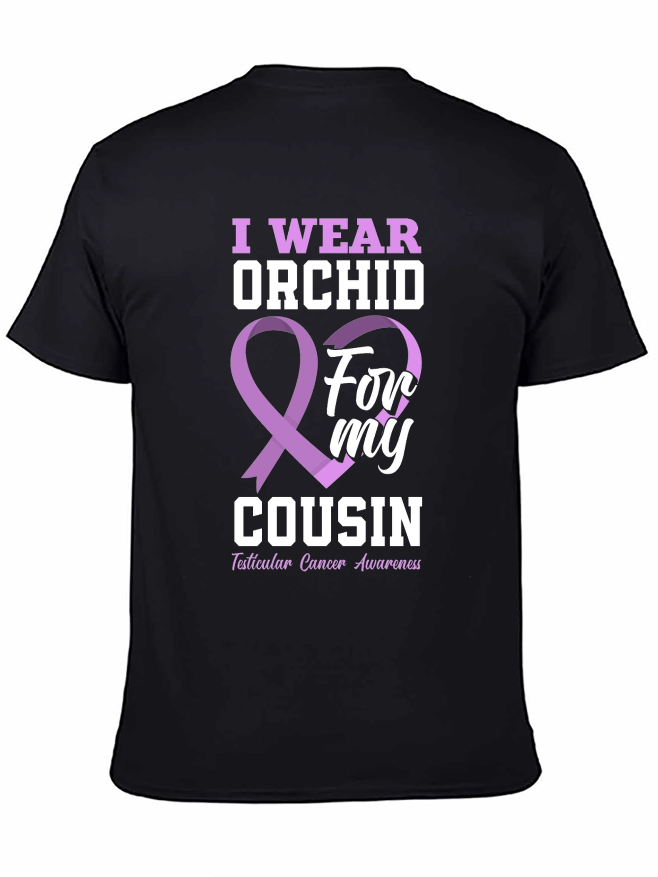 I Wear Orchid For My Cousin T-Shirt