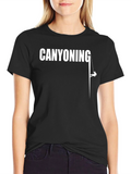Canyoning Adventure T-Shirt - Rappel Design