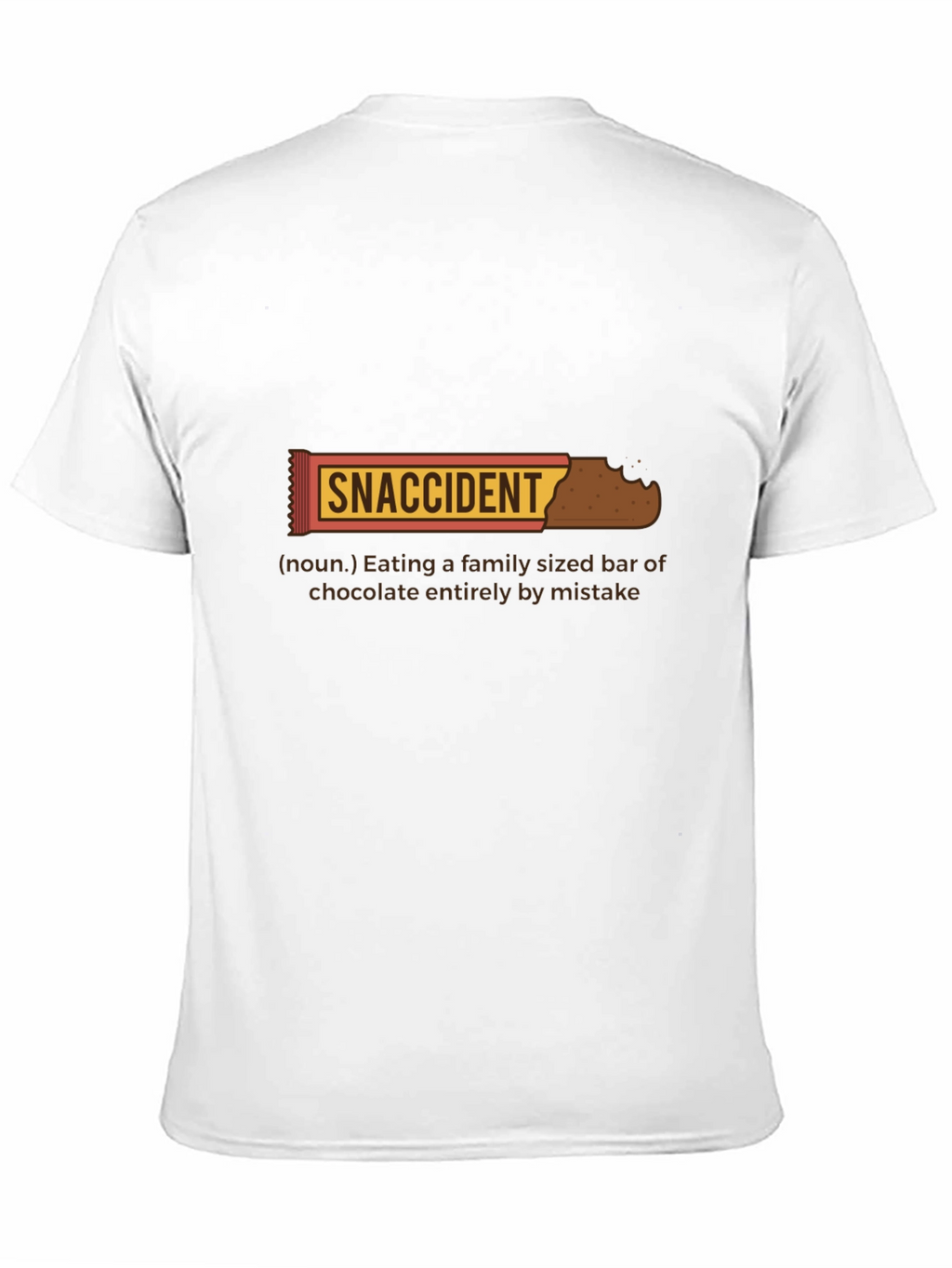 Snaccident T-Shirt - Funny Chocolate Lover Tee
