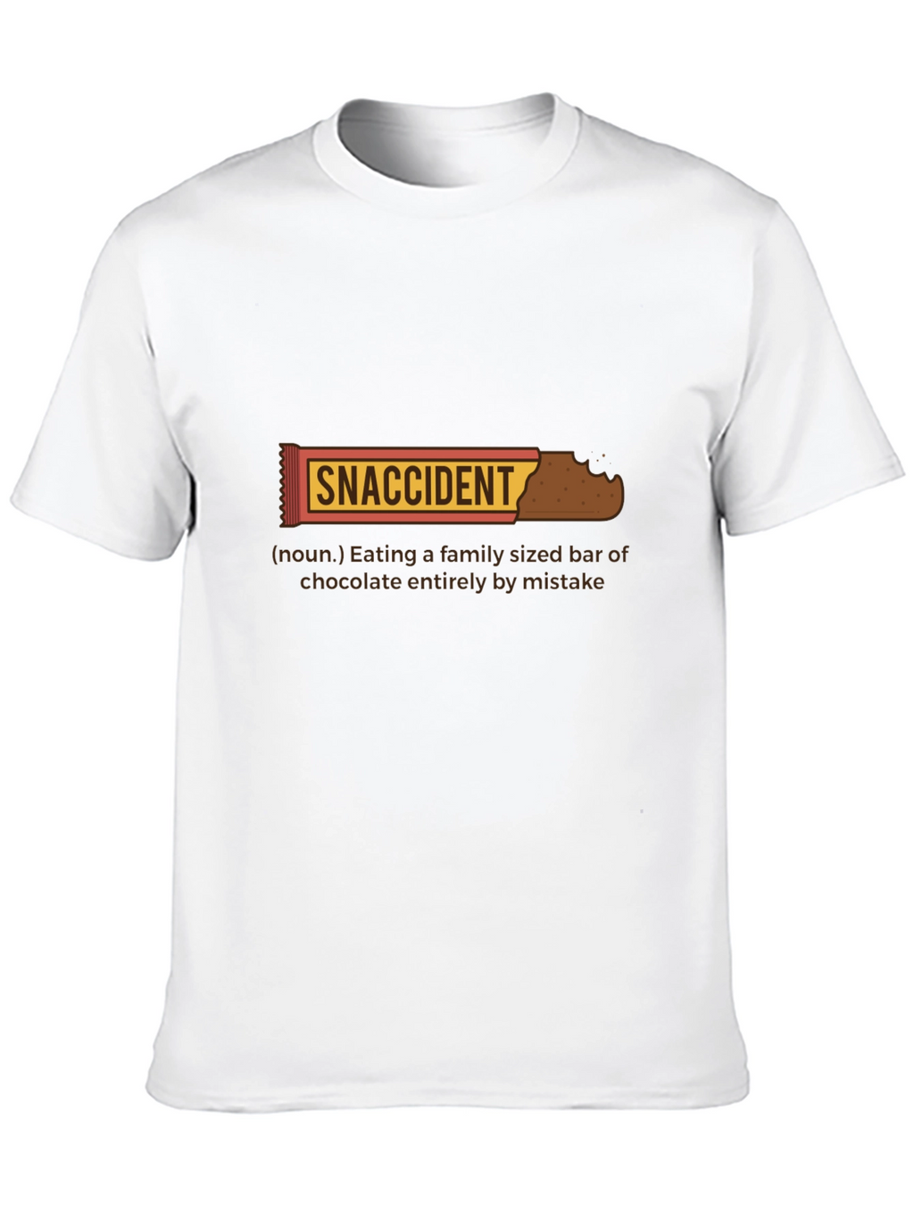 Snaccident T-Shirt - Funny Chocolate Lover Tee