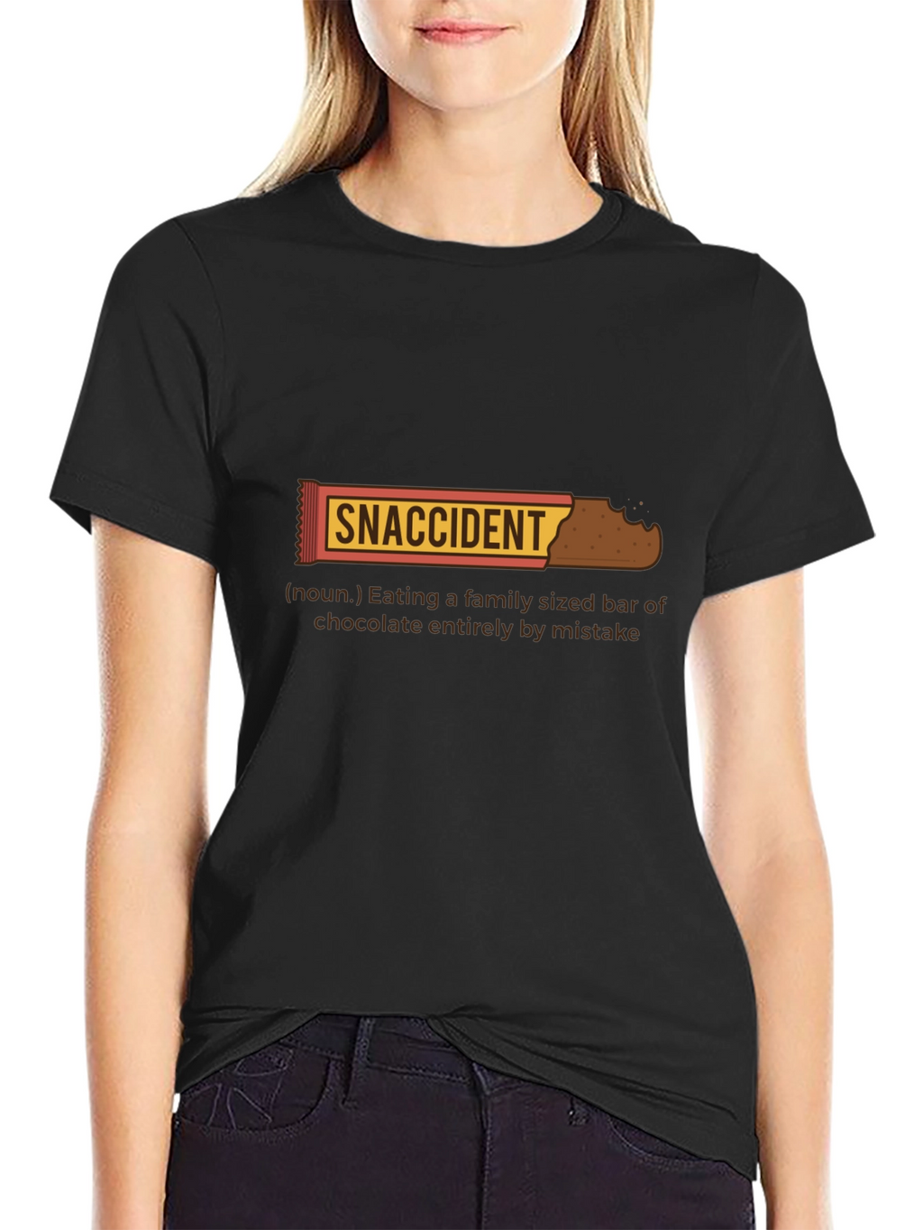 Snaccident T-Shirt - Funny Chocolate Lover Tee