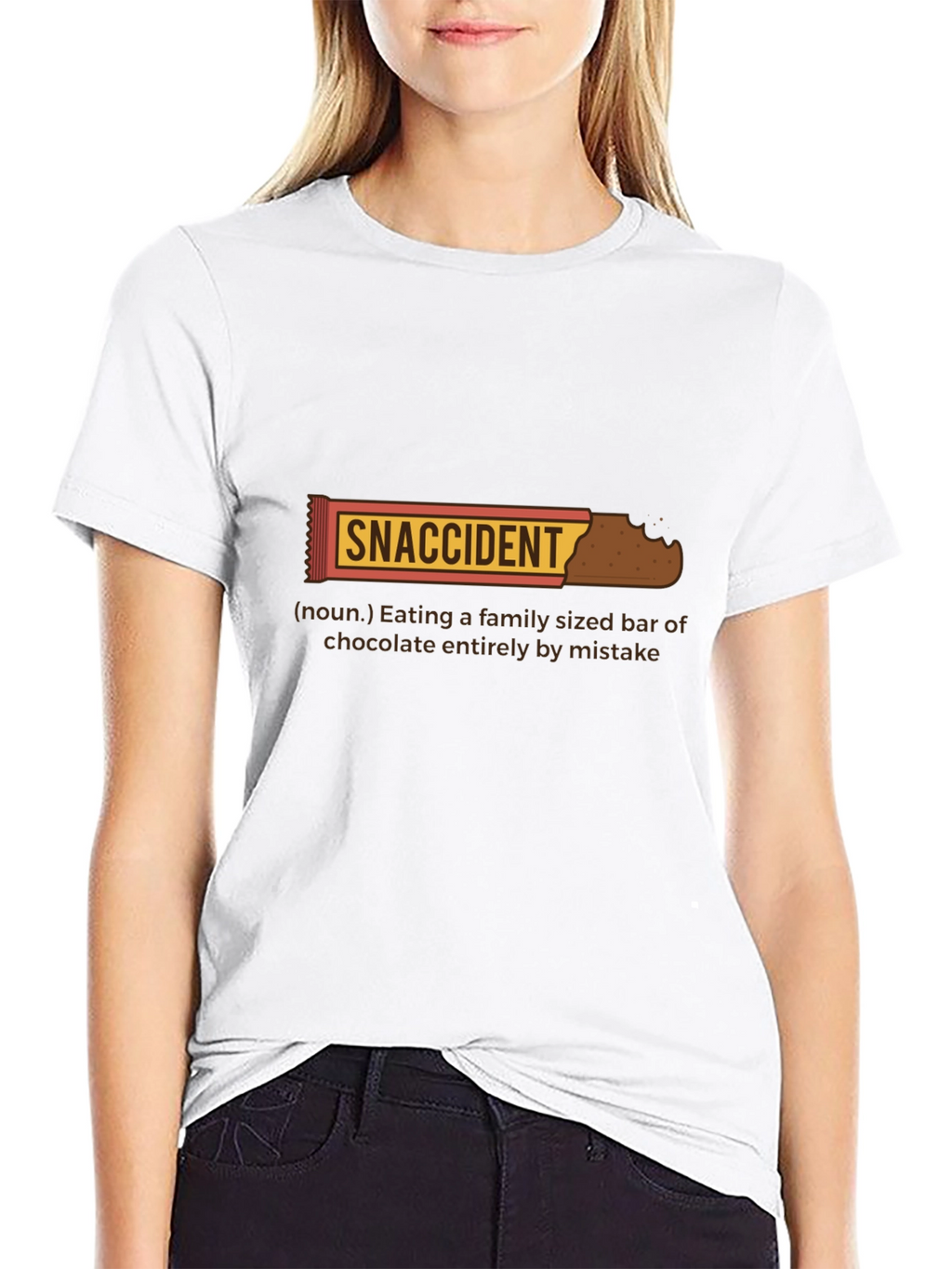 Snaccident T-Shirt - Funny Chocolate Lover Tee
