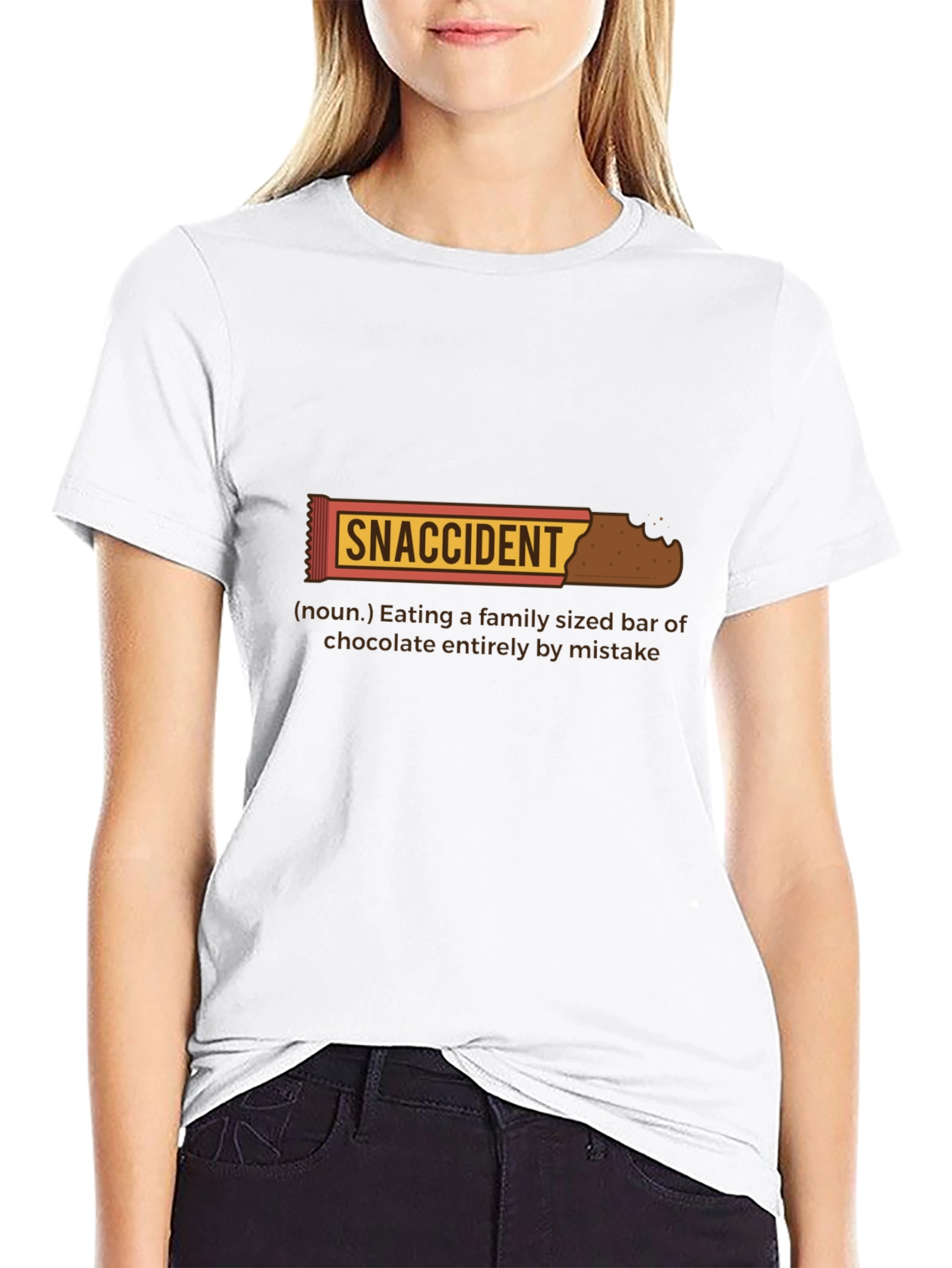 Snaccident T-Shirt - Funny Chocolate Lover Tee