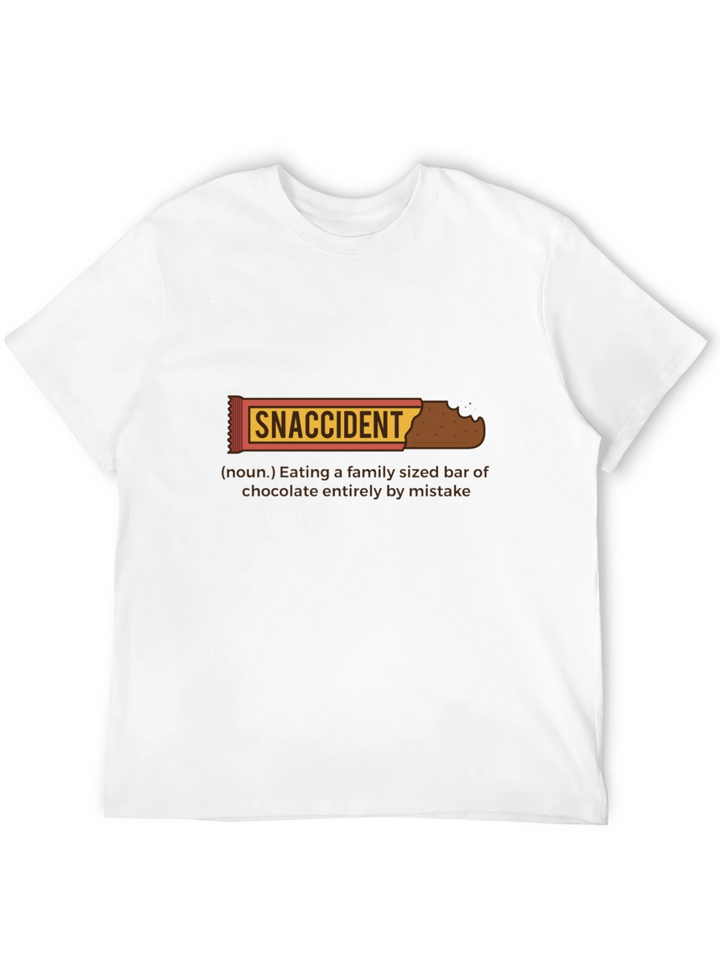 Snaccident T-Shirt - Funny Chocolate Lover Tee