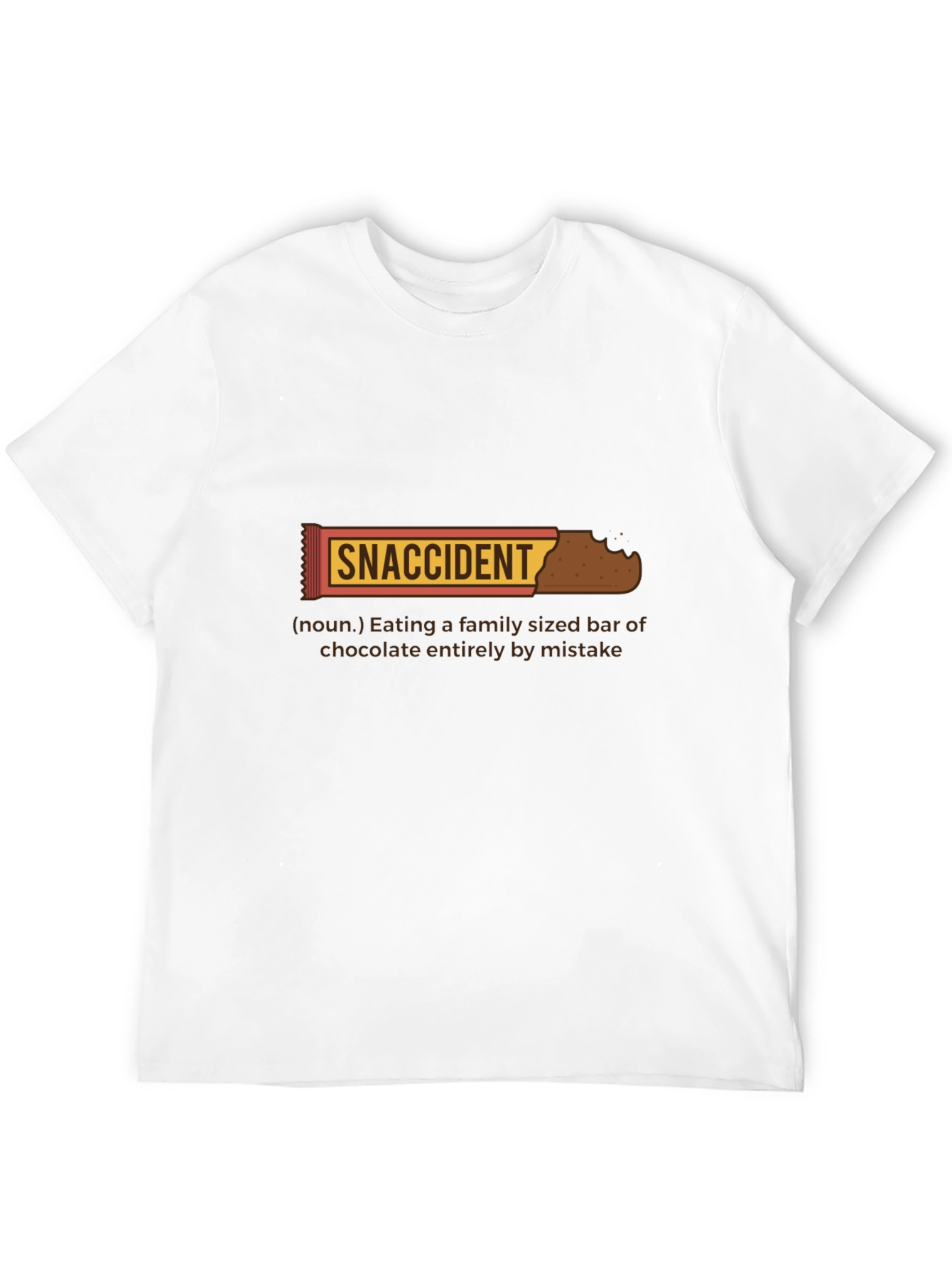 Snaccident T-Shirt - Funny Chocolate Lover Tee