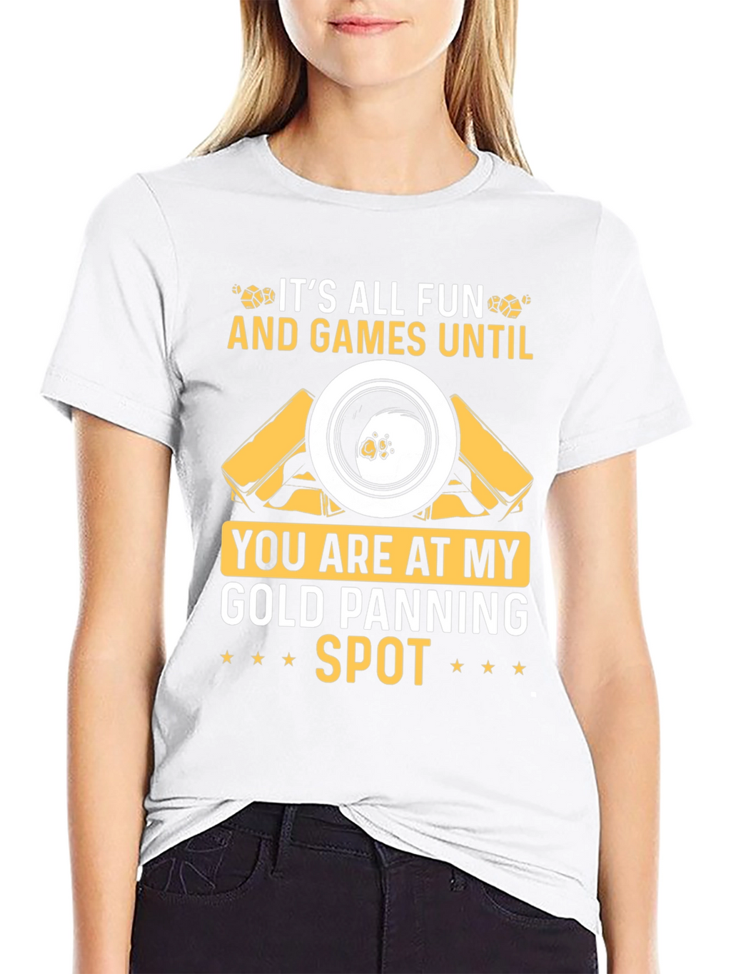 Gold Panning Spot T-Shirt: Fun & Games!