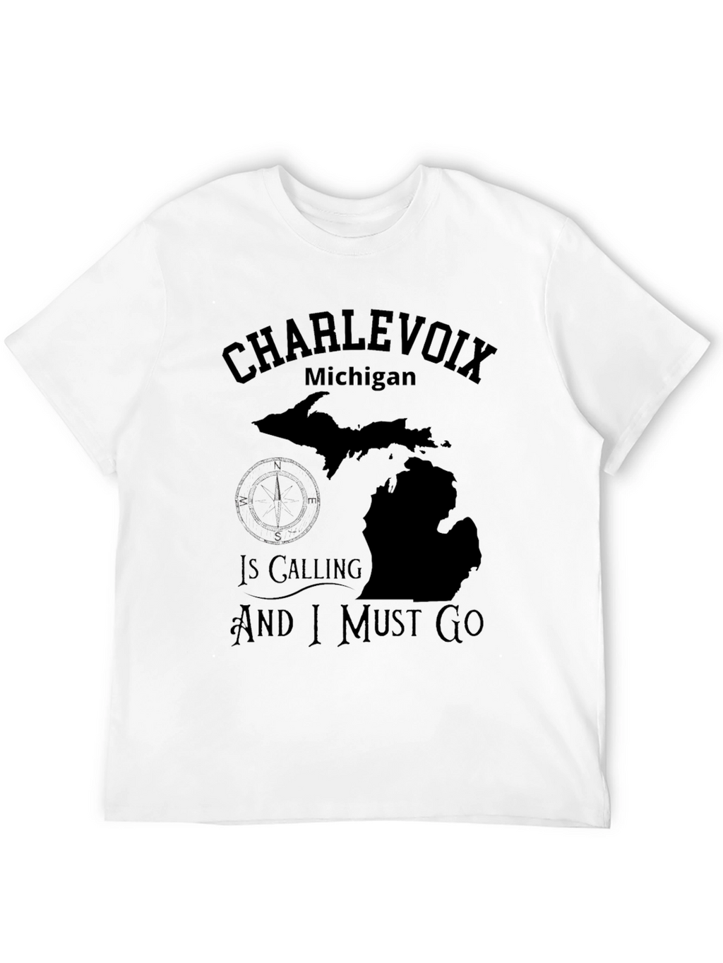 Charlevoix Michigan Calling T-Shirt