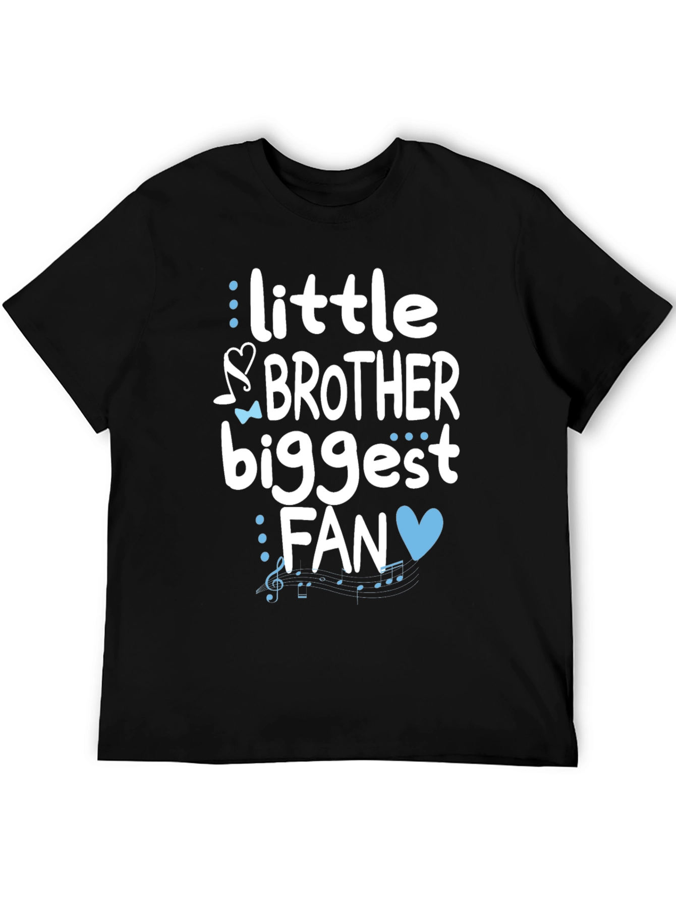 Little Brother Biggest Fan Graphic T-Shirt