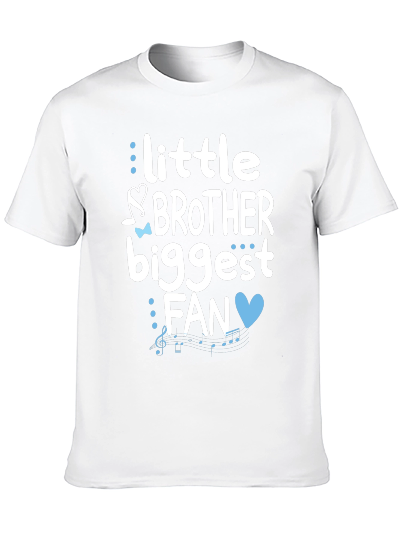 Little Brother Biggest Fan Graphic T-Shirt