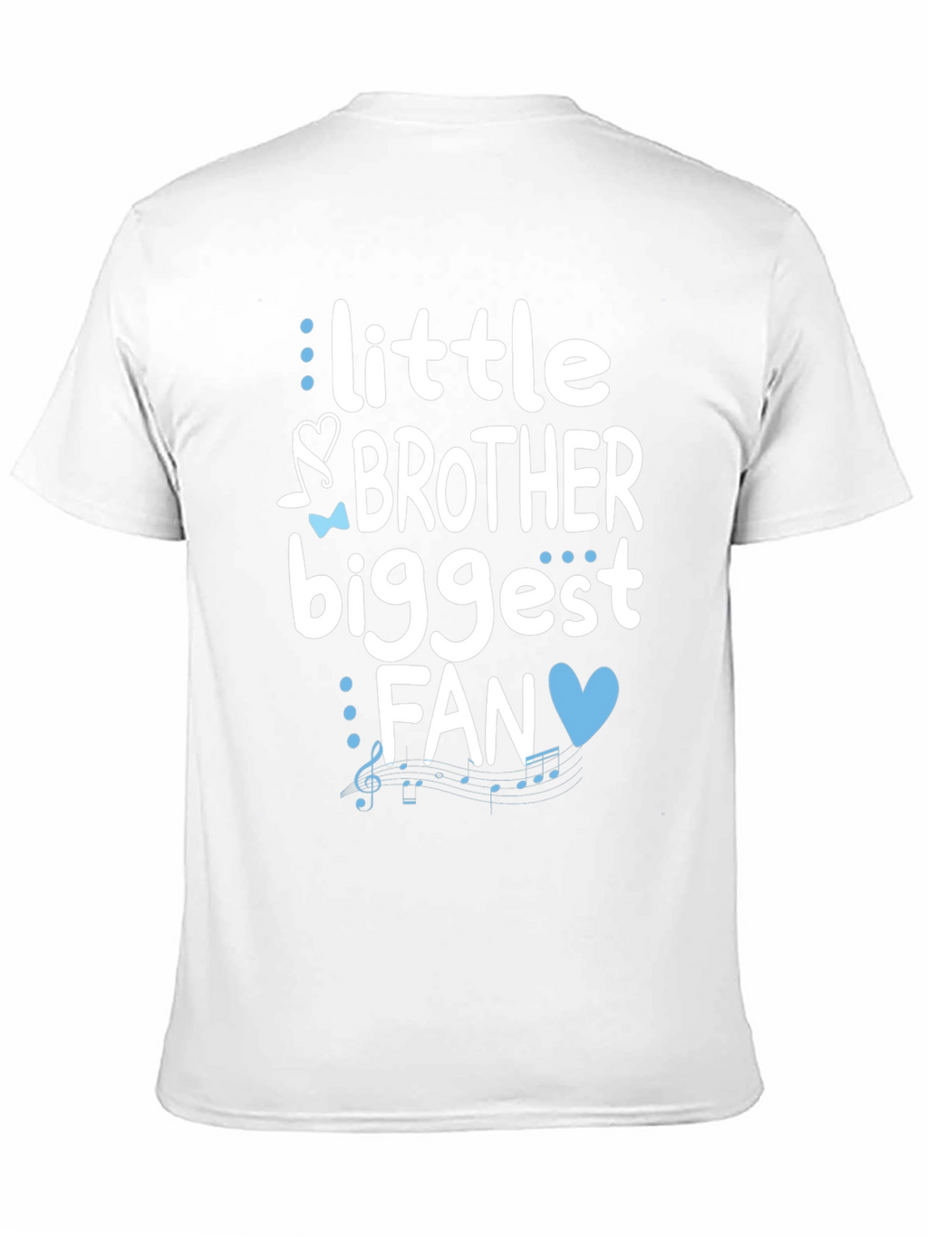 Little Brother Biggest Fan Graphic T-Shirt