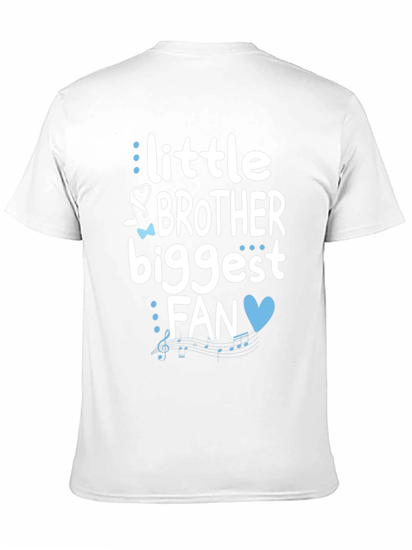 Little Brother Biggest Fan Graphic T-Shirt