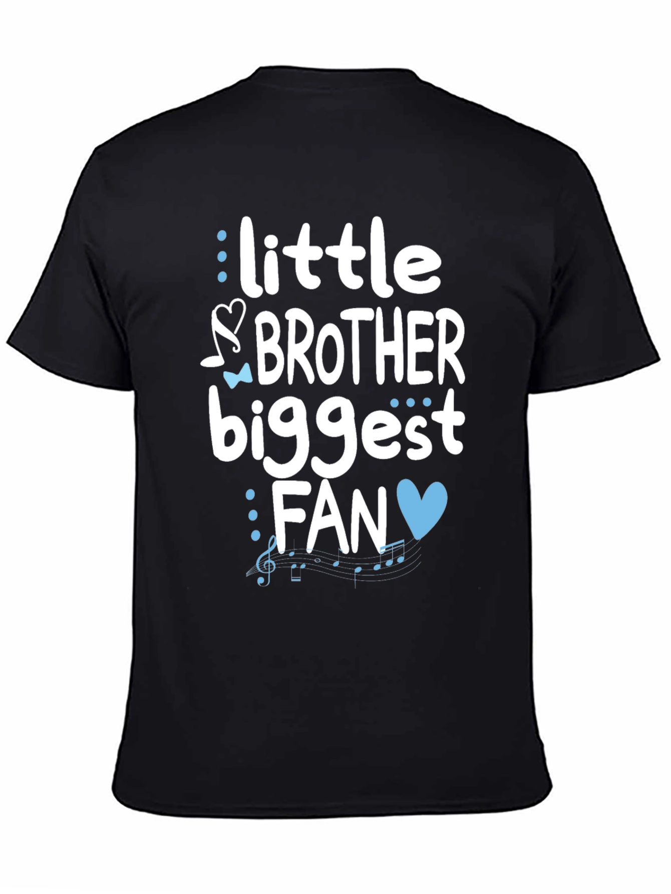 Little Brother Biggest Fan Graphic T-Shirt
