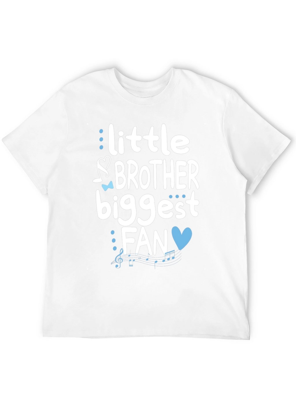 Little Brother Biggest Fan Graphic T-Shirt
