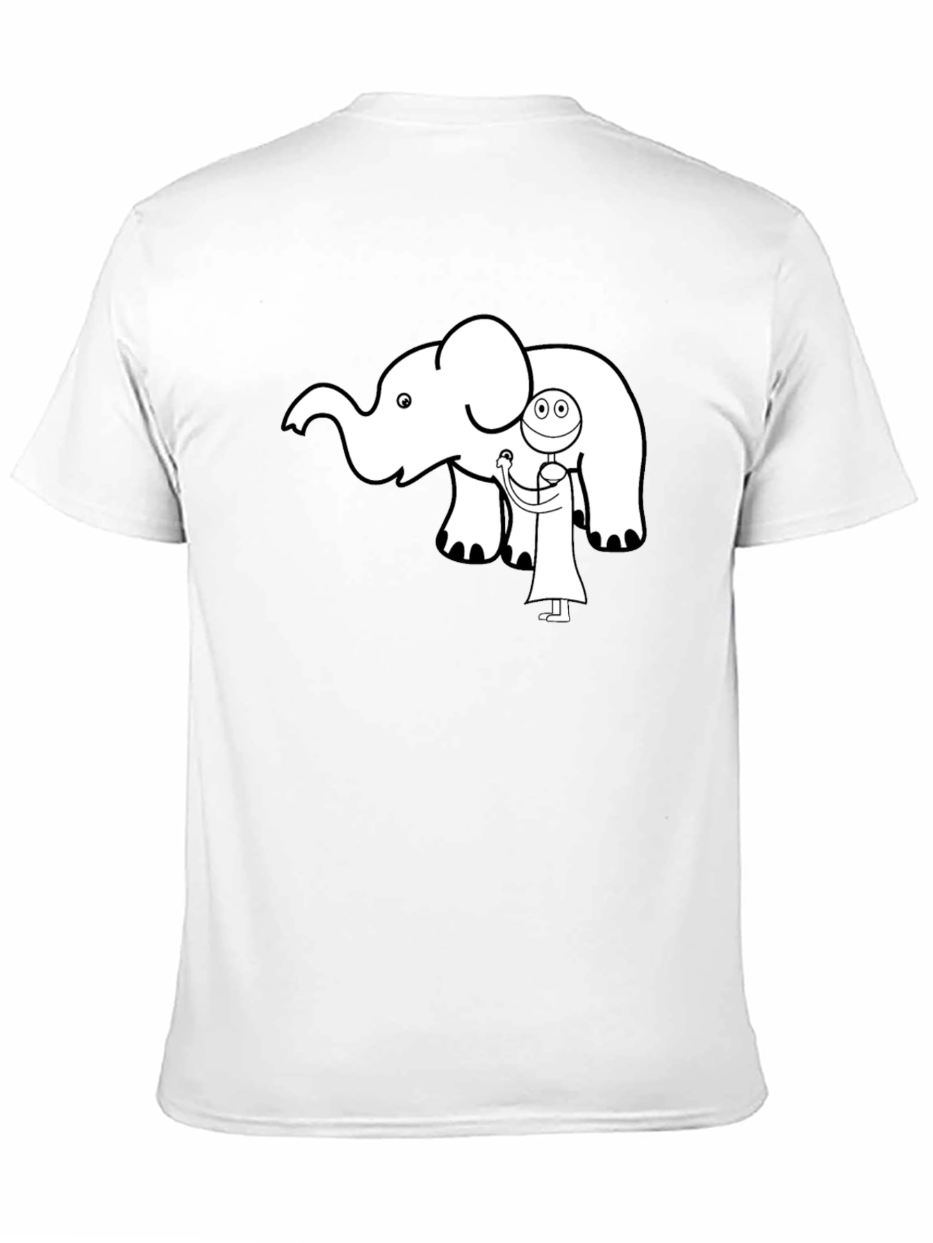 Elephant Doctor Graphic Tee - Cute Black T-Shirt