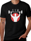 Gym Workout Black T-Shirt