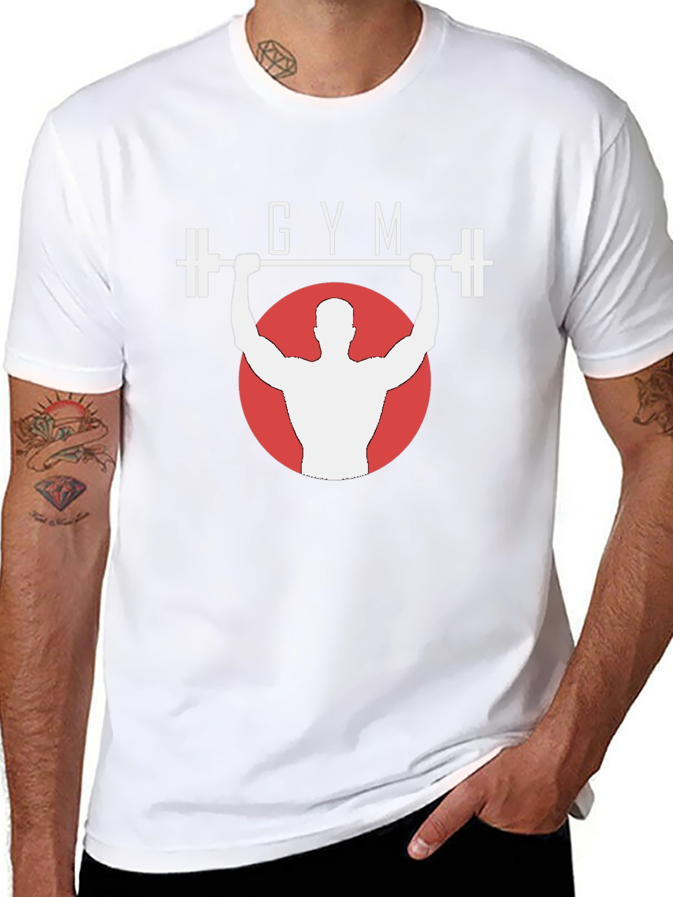 Gym Workout Black T-Shirt