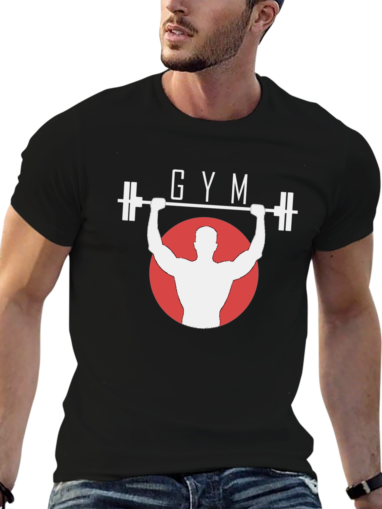 Gym Workout Black T-Shirt
