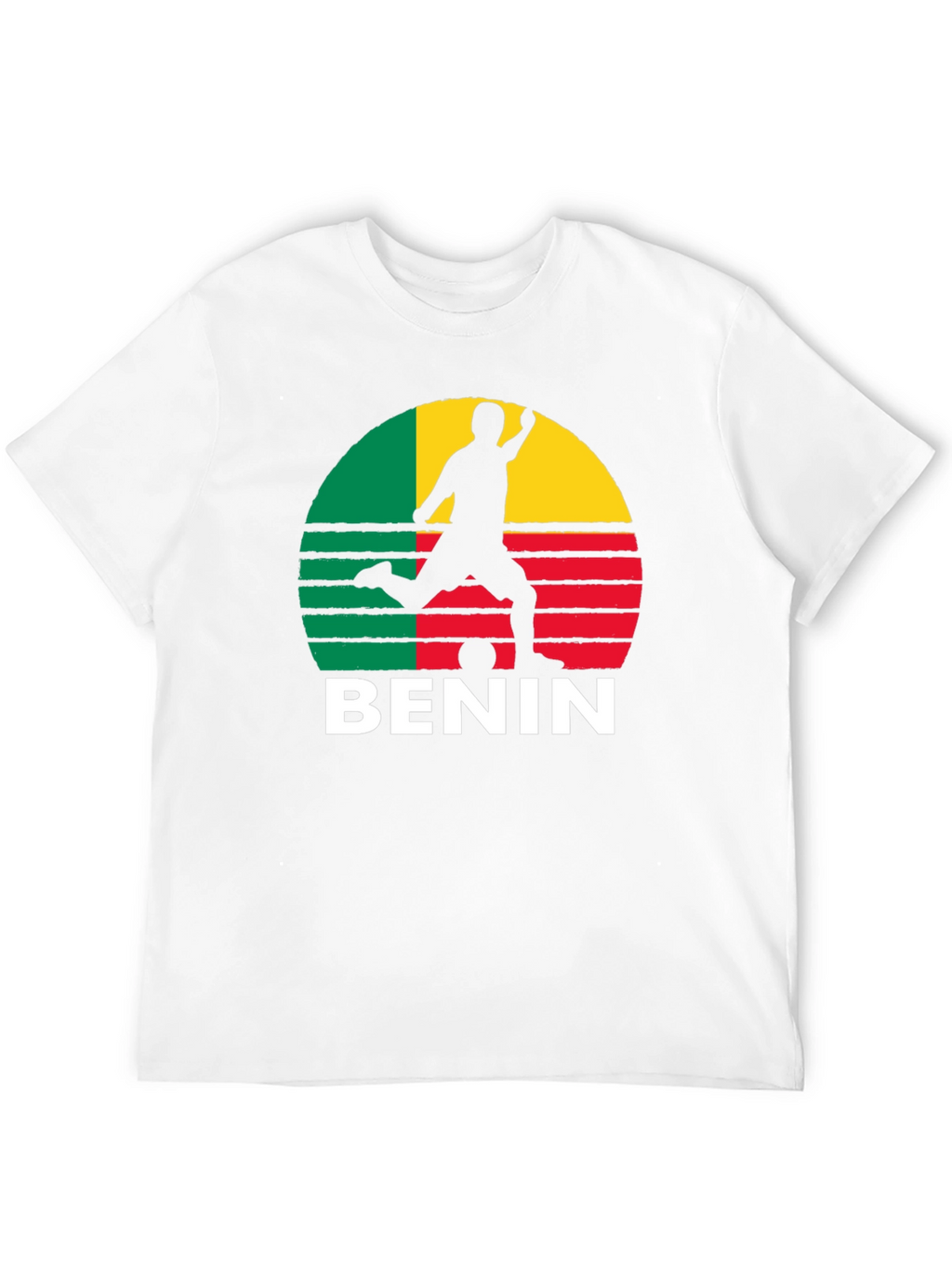 Benin Flag Soccer T-Shirt
