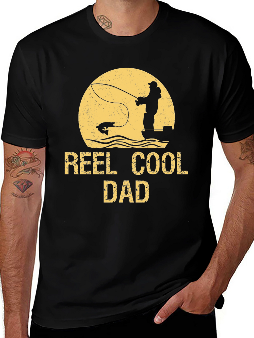 Reel Cool Dad Fishing T-Shirt - Fathers Day Gift