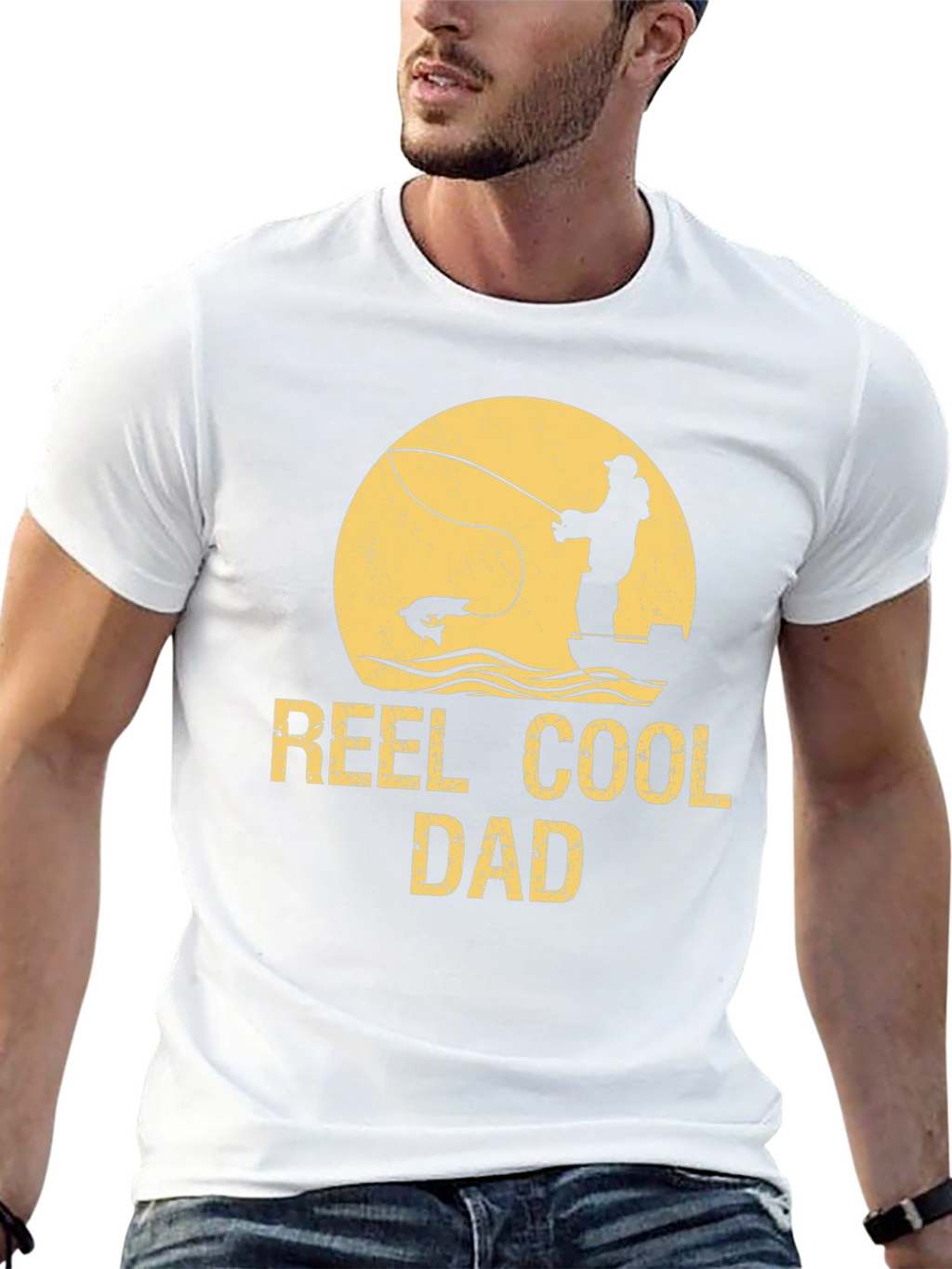 Reel Cool Dad Fishing T-Shirt - Fathers Day Gift