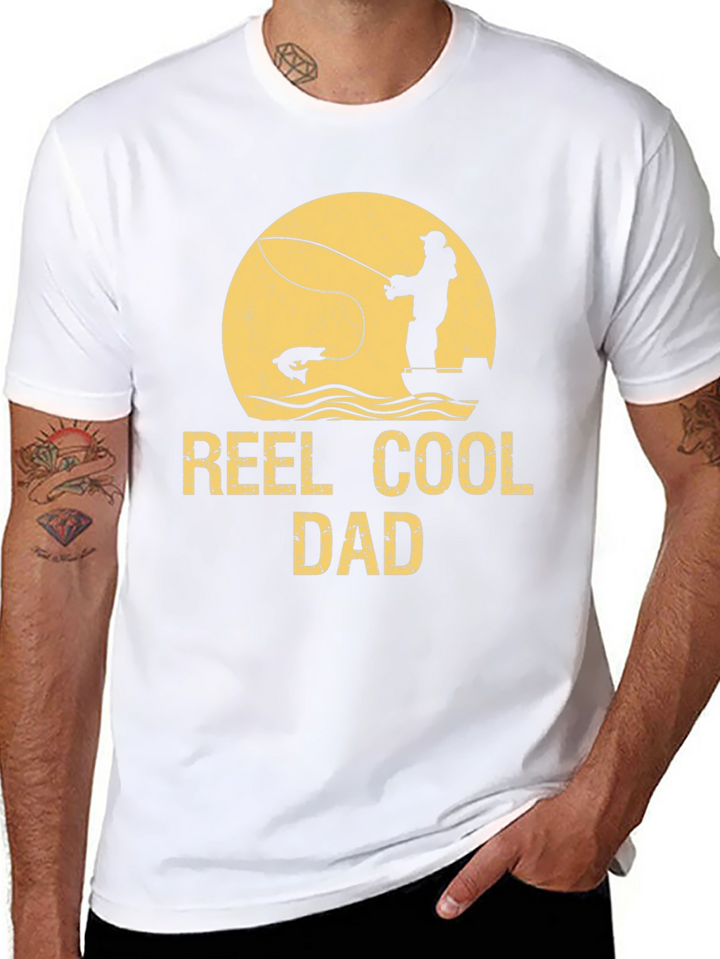 Reel Cool Dad Fishing T-Shirt - Fathers Day Gift