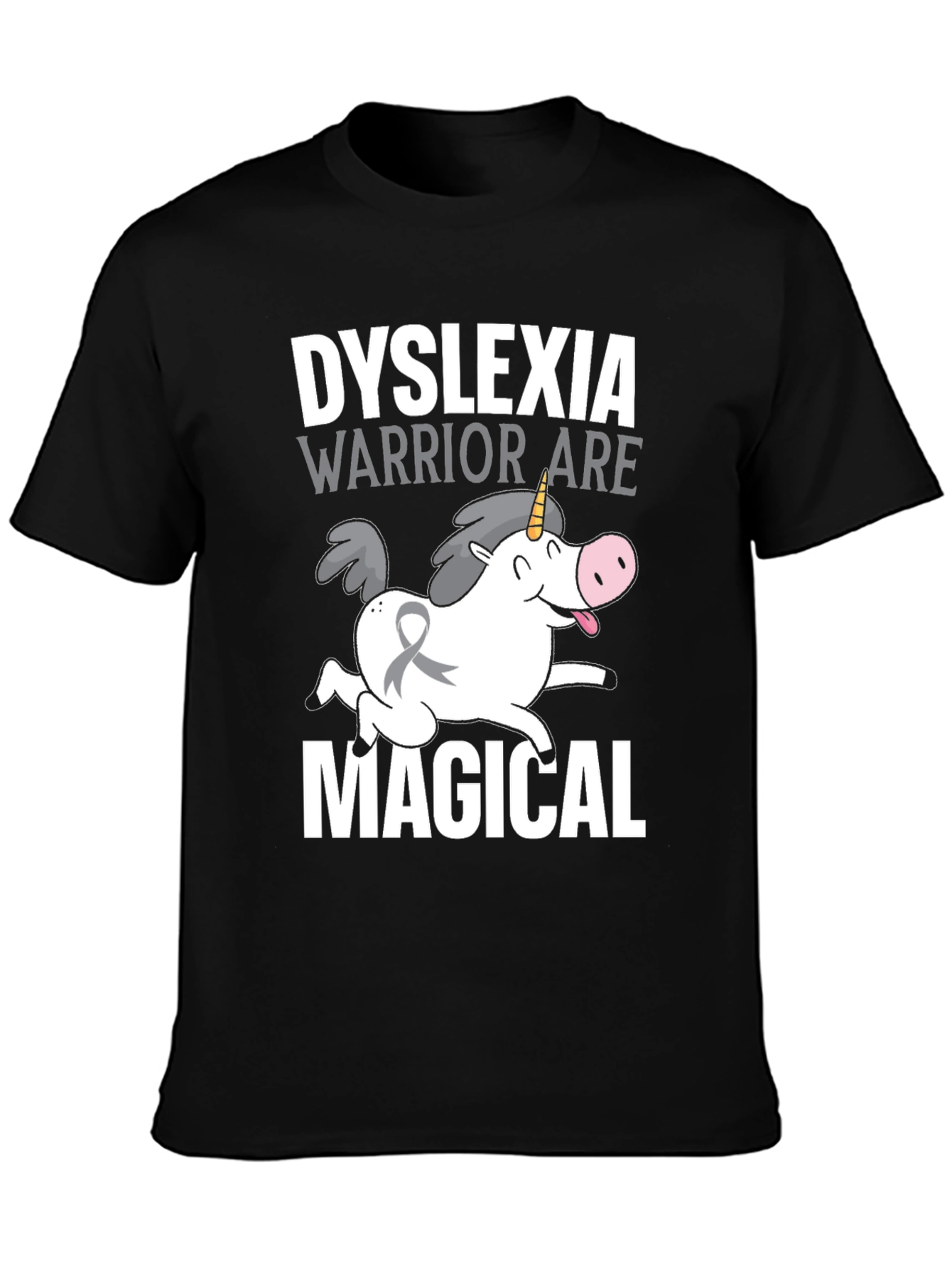 Dyslexia Warrior Unicorn T-Shirt - Awareness and Magical!
