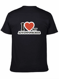 I Heart My Affenpinscher Black T-Shirt