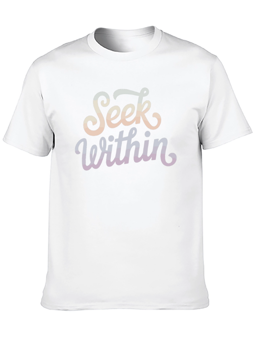 Seek Within Graphic Tee - Inspirational Black T-Shirt