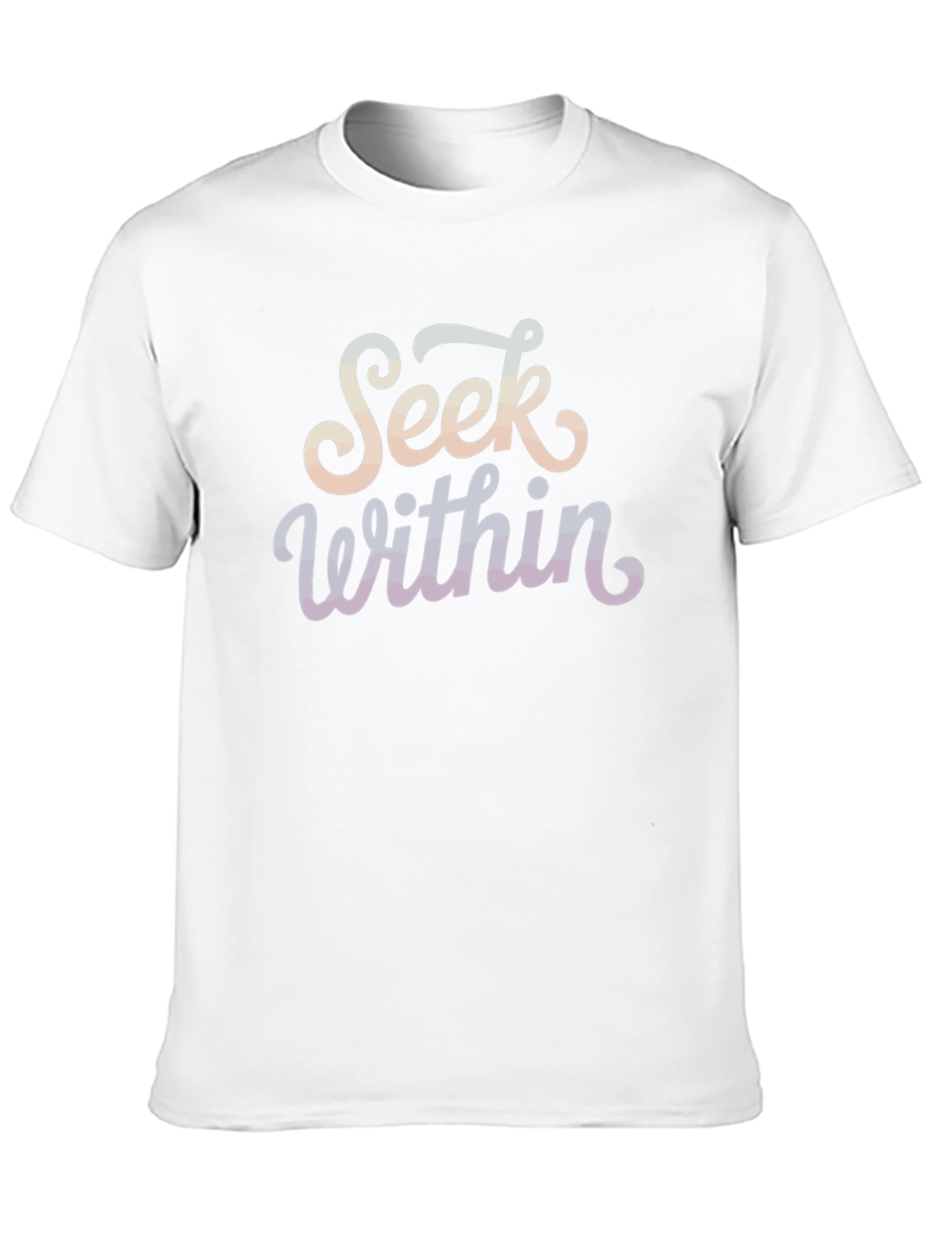 Seek Within Graphic Tee - Inspirational Black T-Shirt