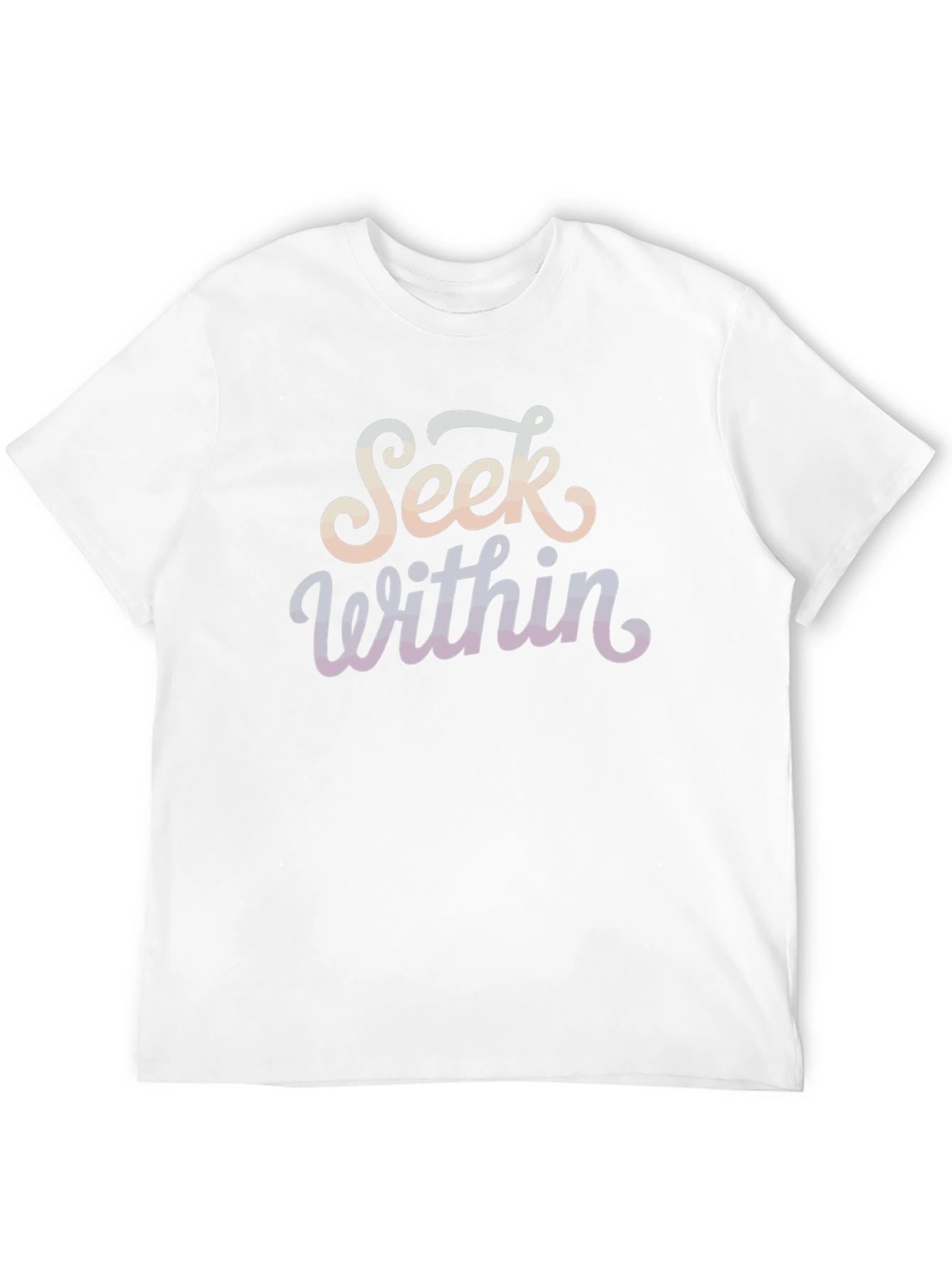 Seek Within Graphic Tee - Inspirational Black T-Shirt