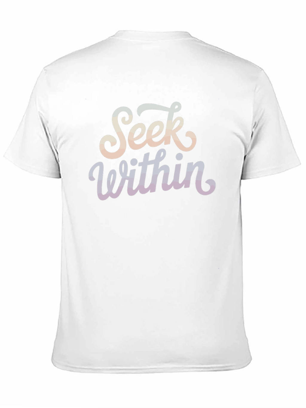 Seek Within Graphic Tee - Inspirational Black T-Shirt