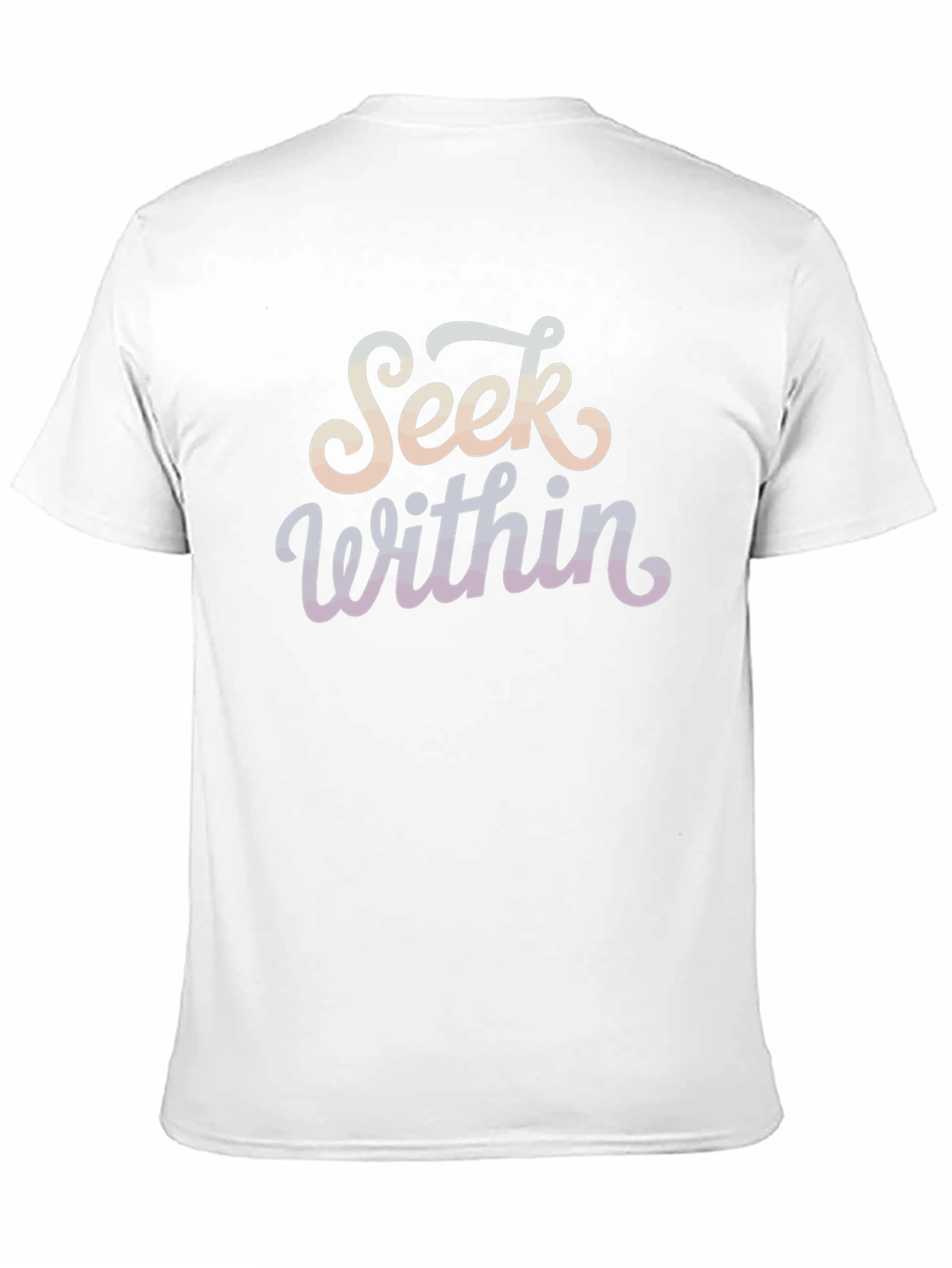 Seek Within Graphic Tee - Inspirational Black T-Shirt
