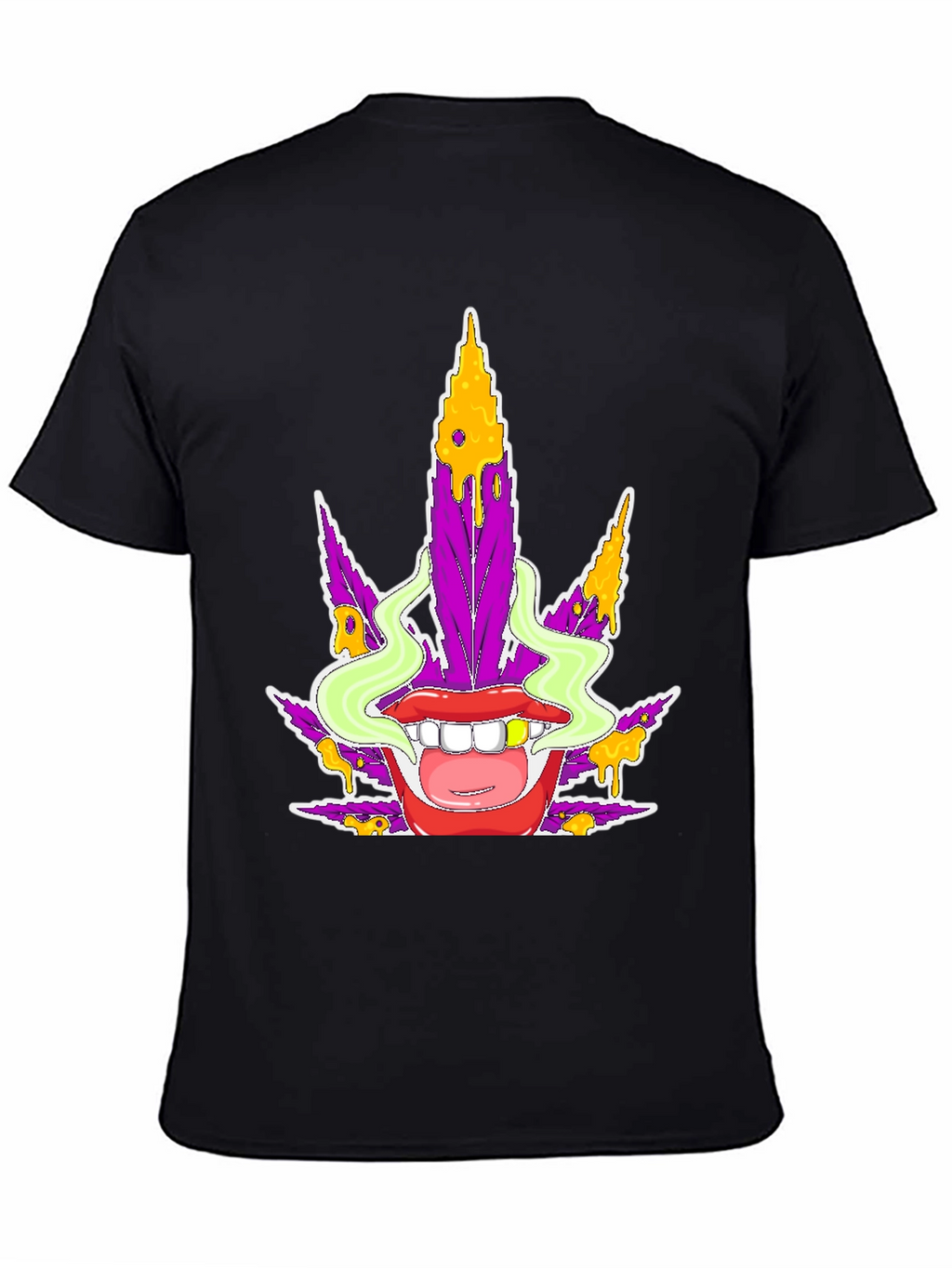 Funky Marijuana Leaf Graphic T-Shirt - Unisex