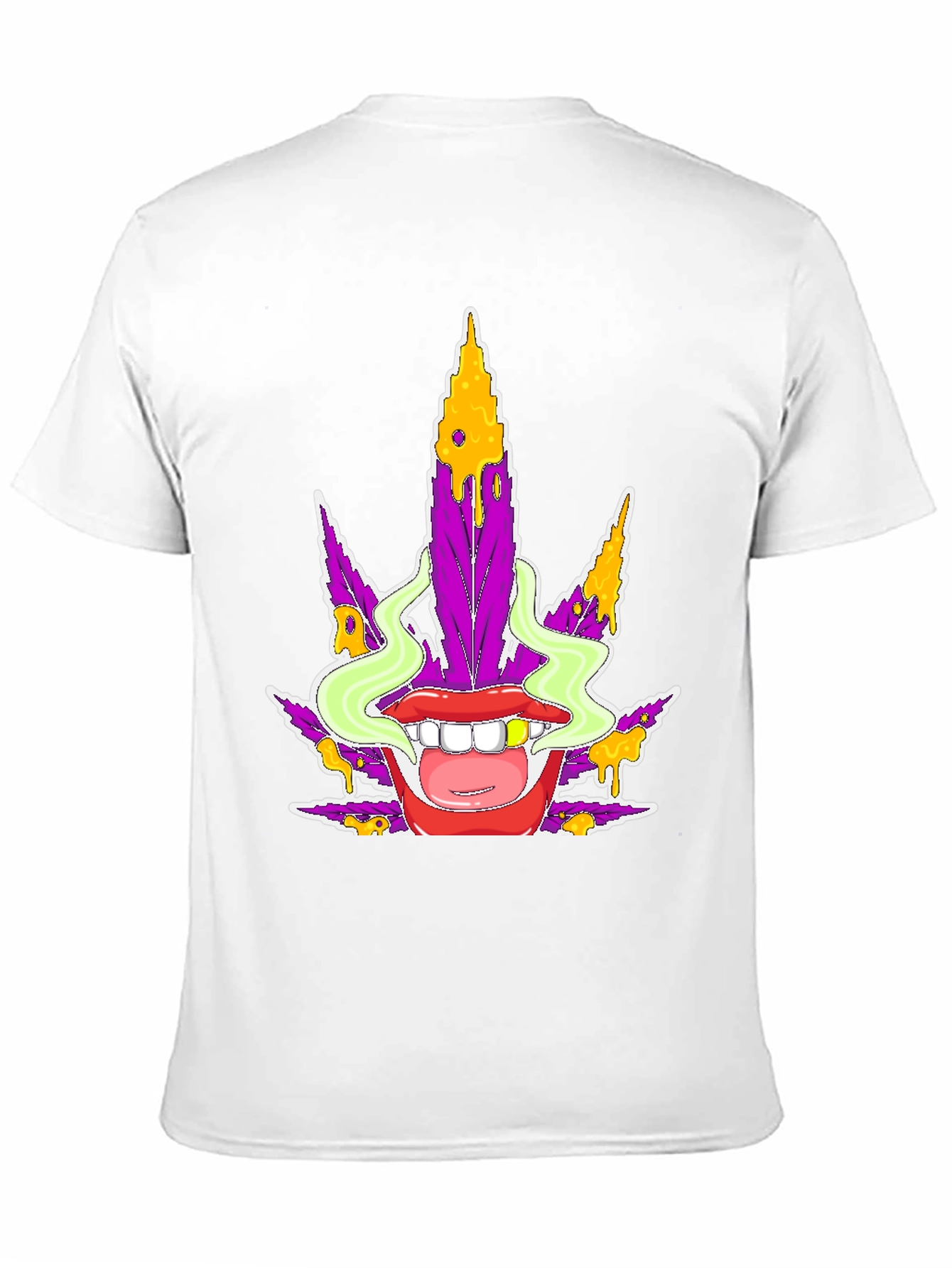 Funky Marijuana Leaf Graphic T-Shirt - Unisex
