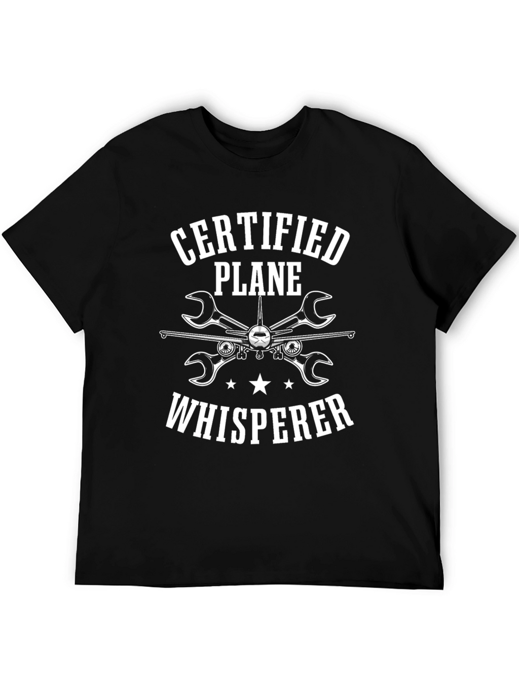 Certified Plane Whisperer Graphic T-Shirt