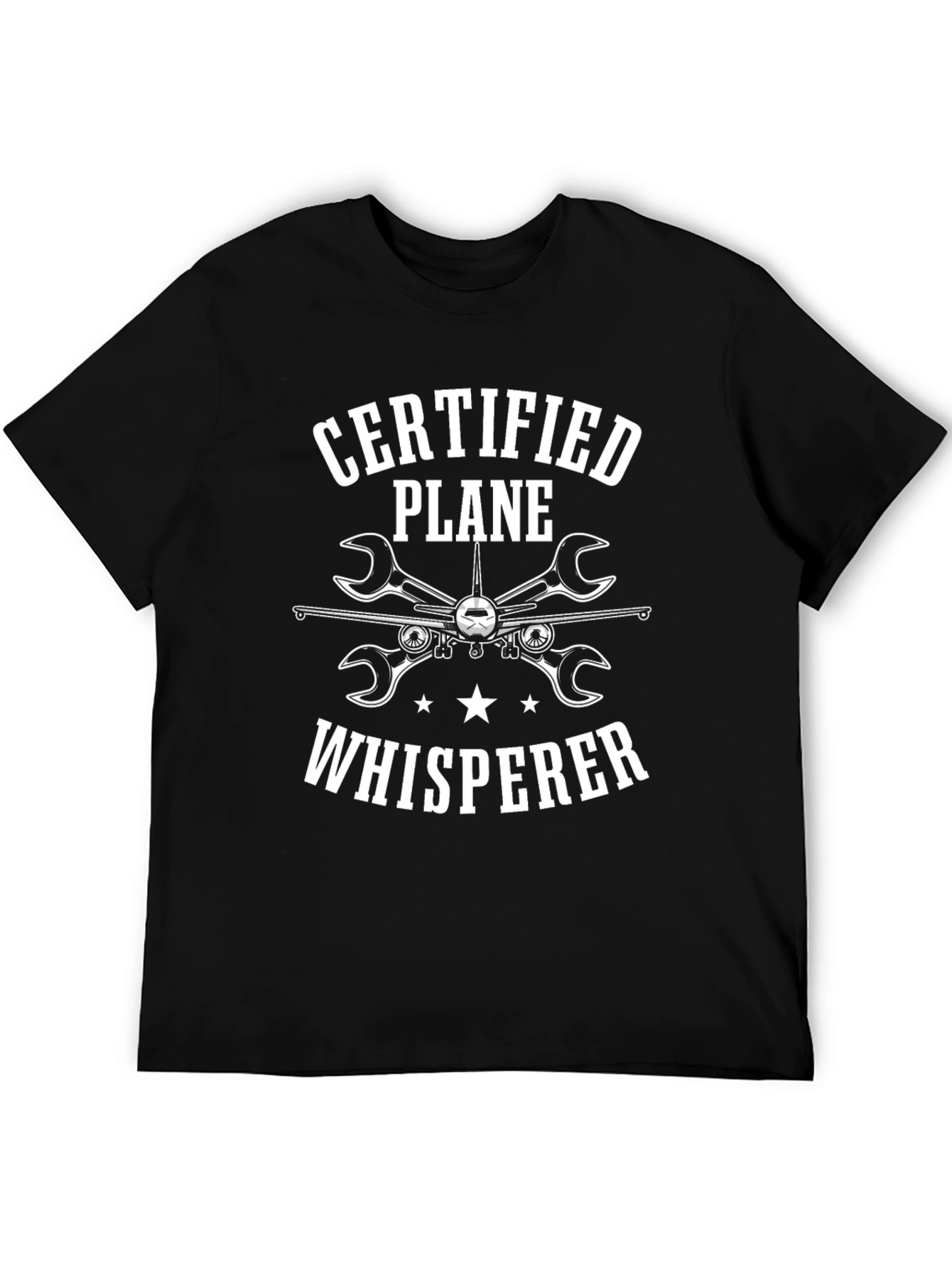 Certified Plane Whisperer Graphic T-Shirt