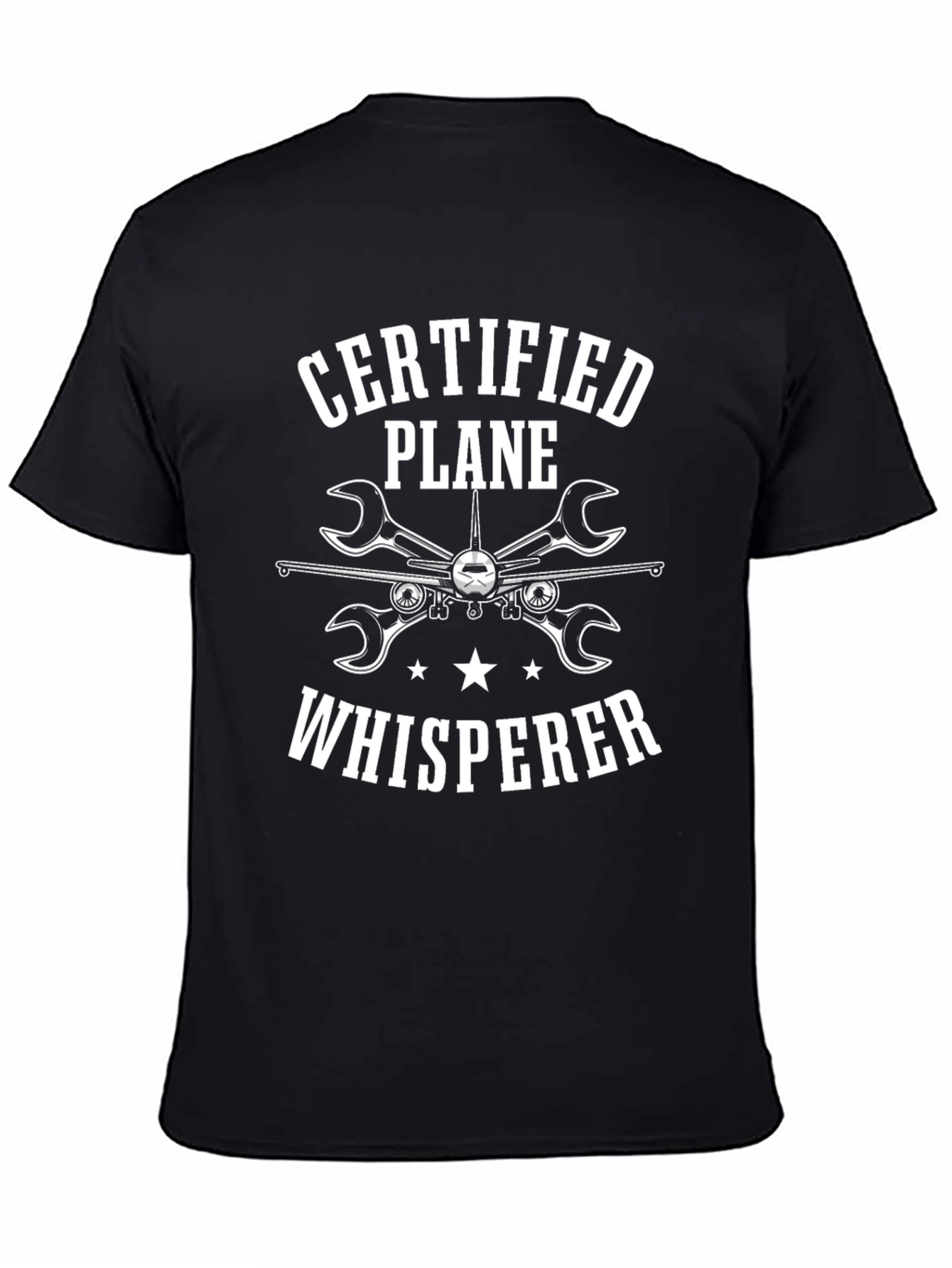 Certified Plane Whisperer Graphic T-Shirt
